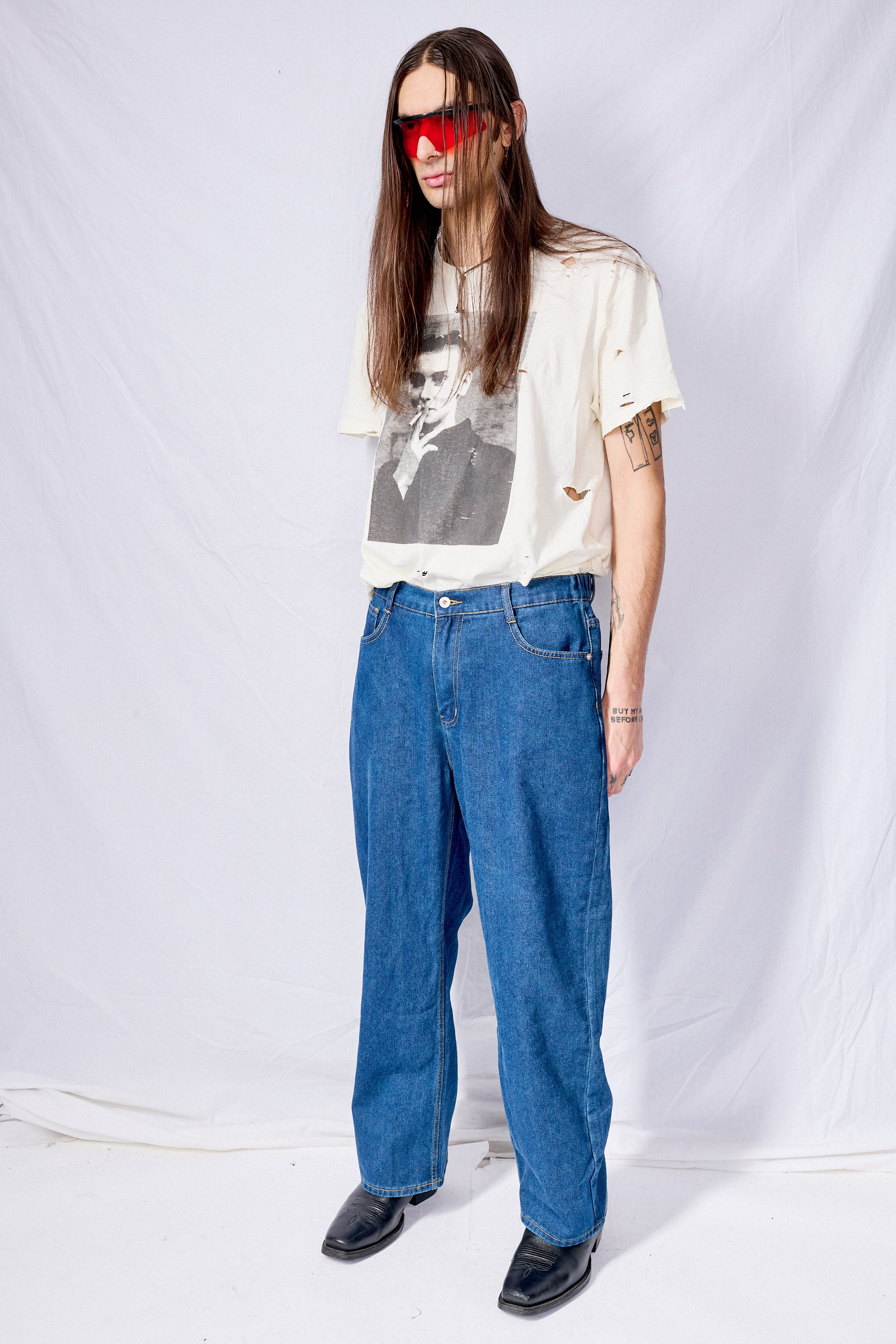 Indigo Loose Jeans