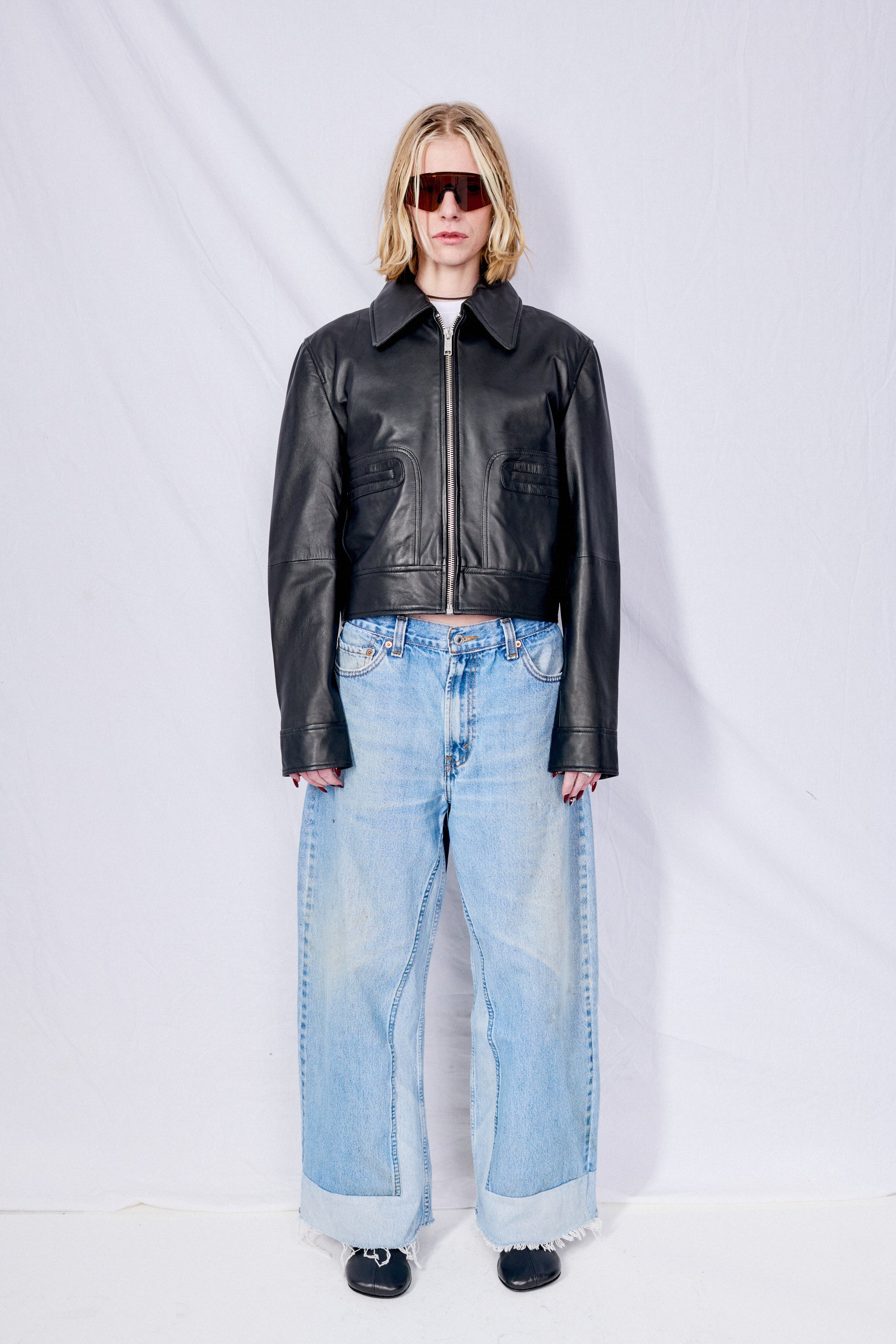 Vintage Indigo Reworked Culotte Jean