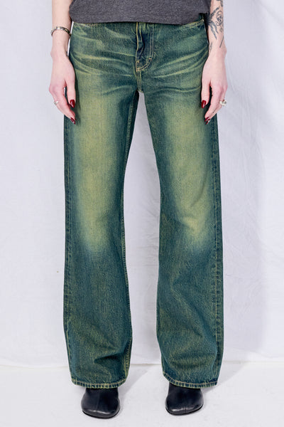 【BOK PLACE】bl vintage beige washing semi boot cut denim pt assemblynewyork20250303-
