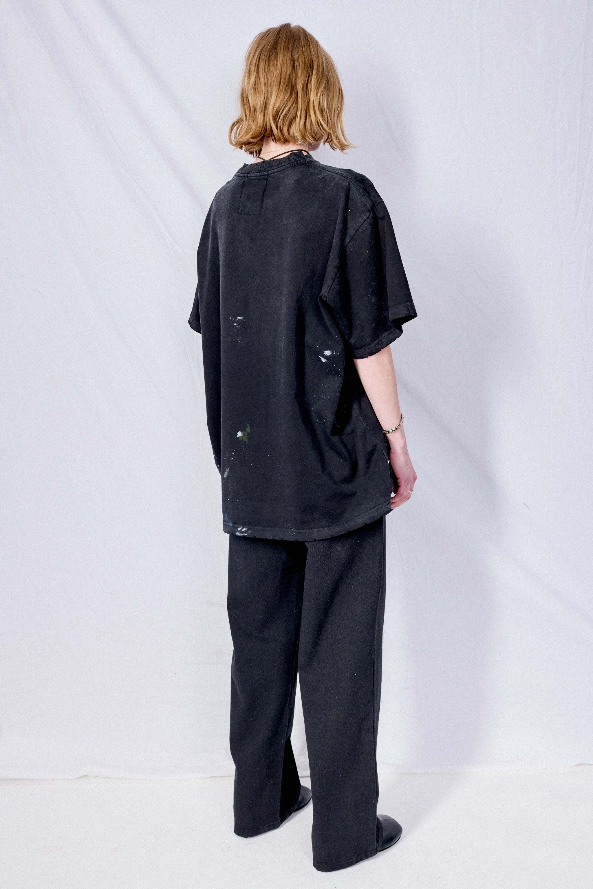 Black Painted T-Shirt