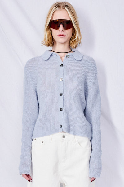 Livid Blue Fuzzy Alpaca Mazzy Polo - Our Legacy – Assembly Livid Blue Fuzzy Alpaca Mazzy Polo - Our Legacy – Assembly
