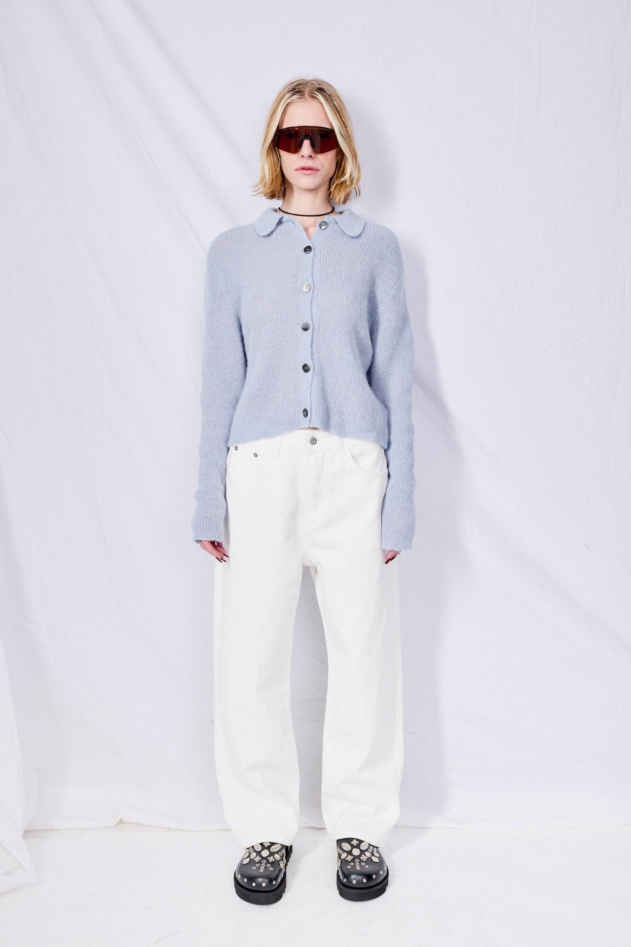 White Loose Jeans