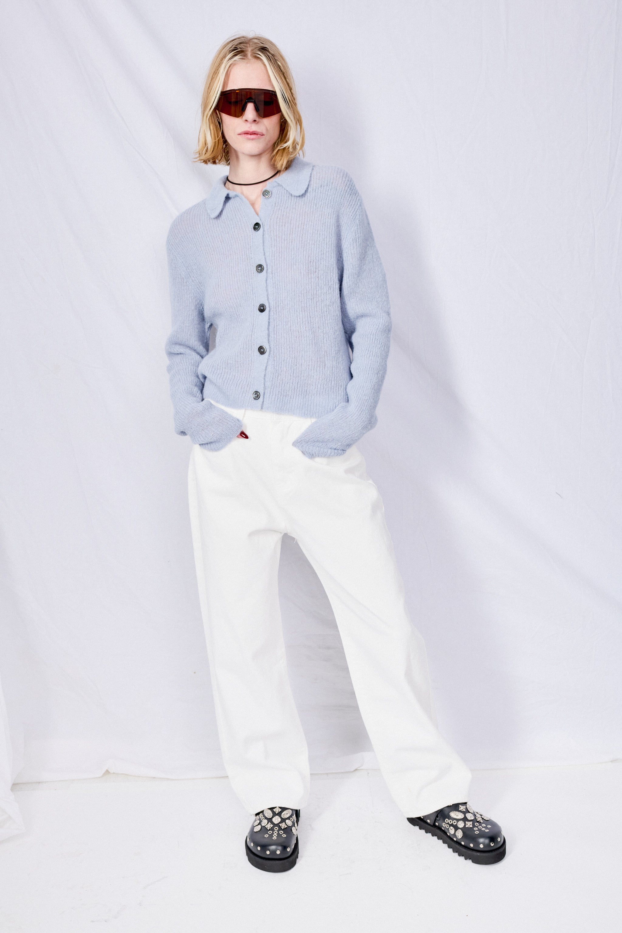 White Loose Jeans