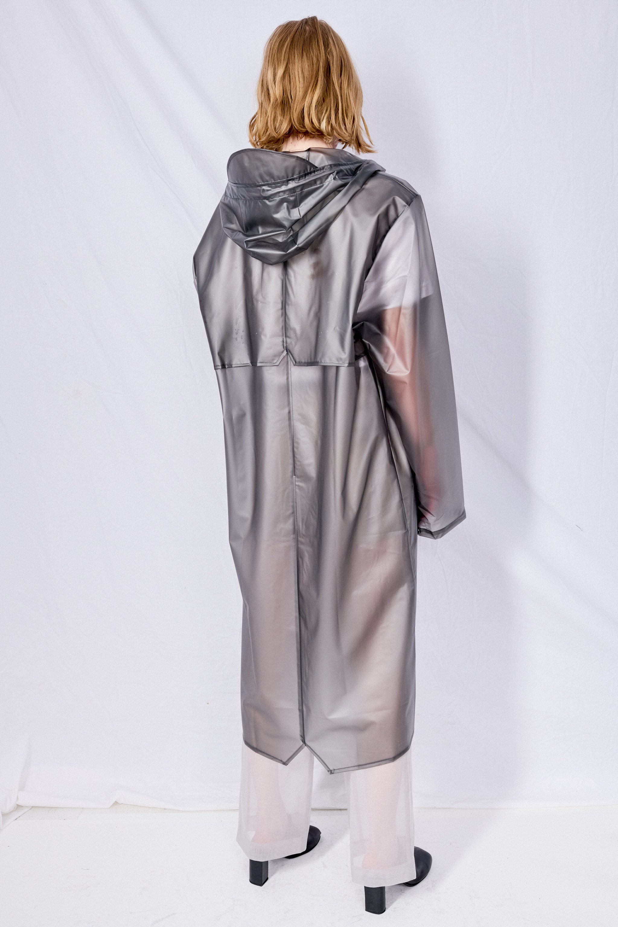 Rain Jacket R103 Full Zip Hooded Black FUZ278 | eBay