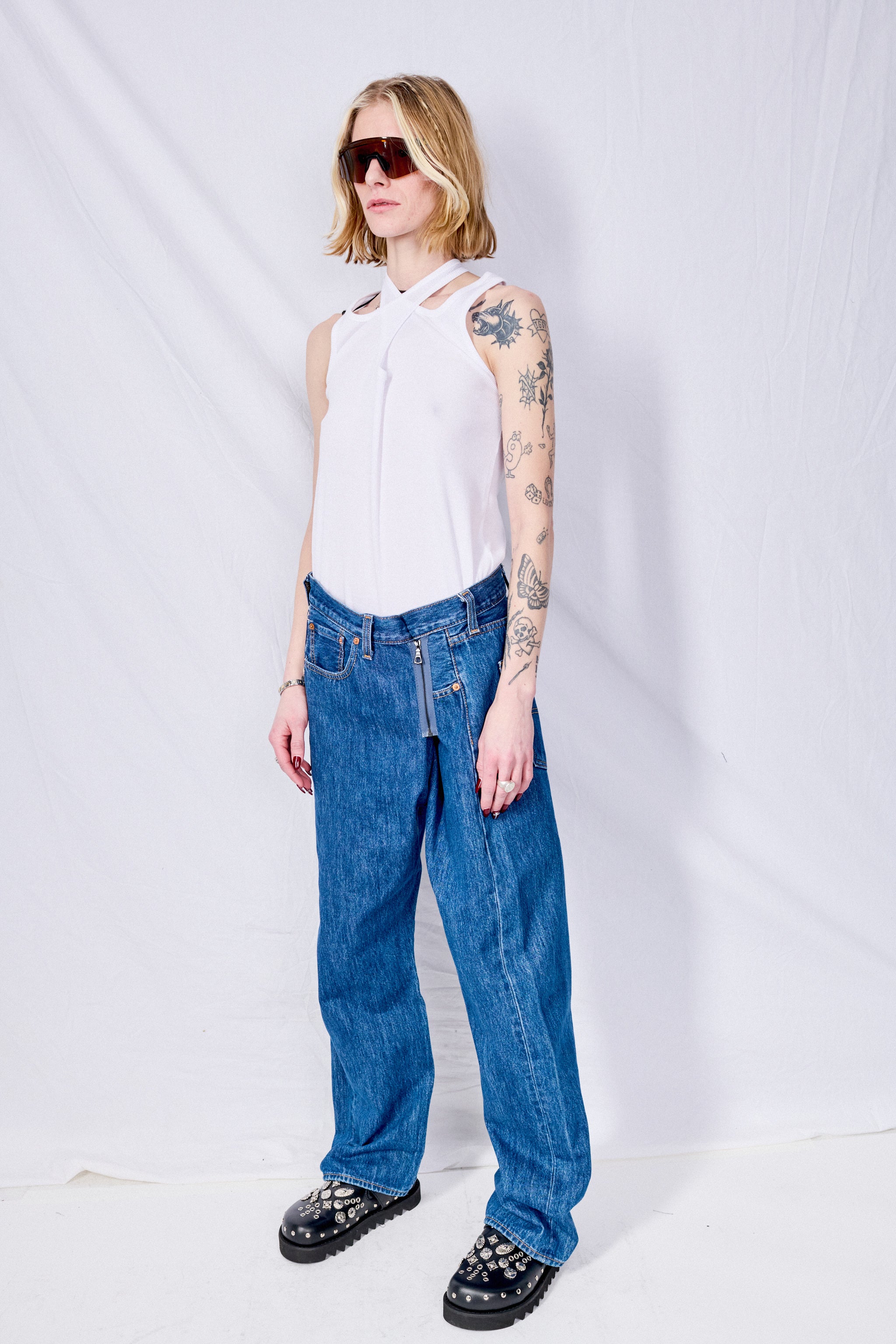 Blue Smll Readymade Vintage Denim