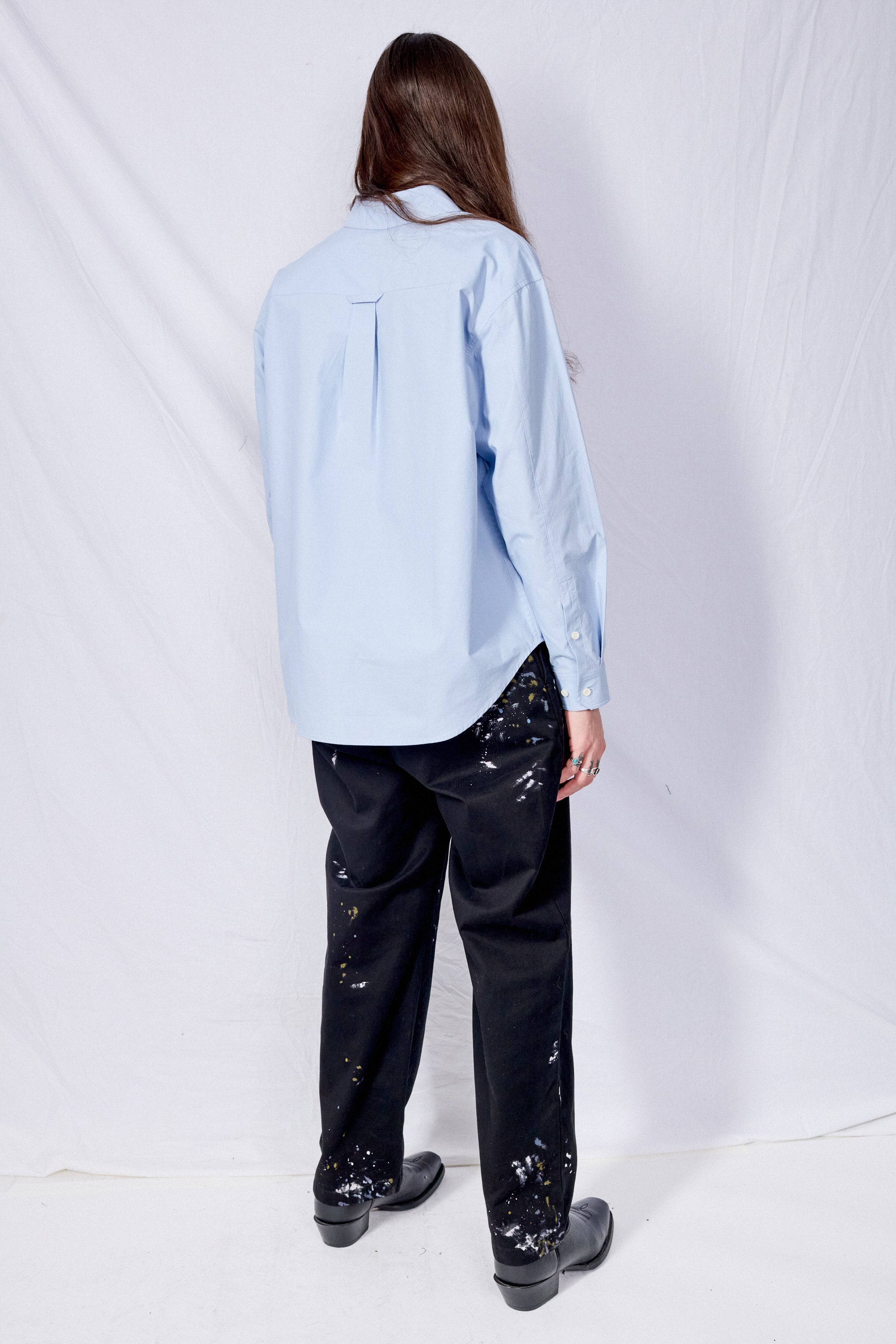 Black Painted Pant