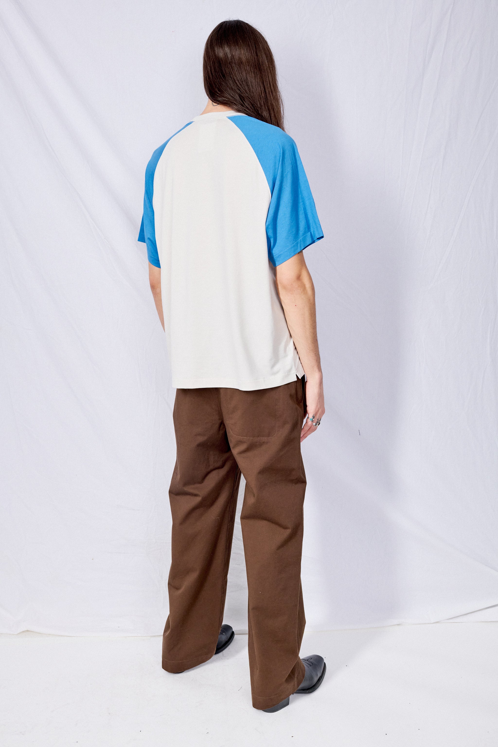 Stone Blue Triple Raglan T-Shirt