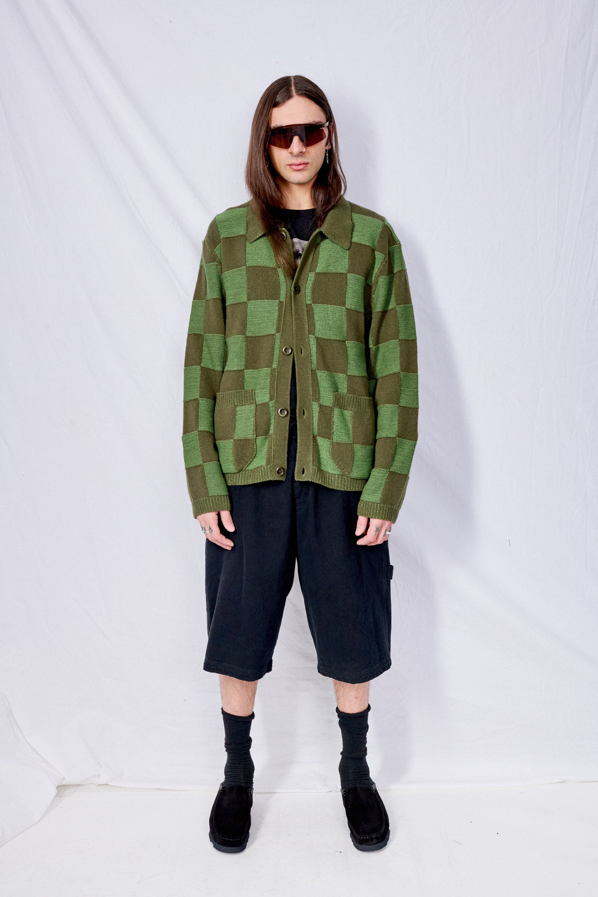 Green Baker Cardigan