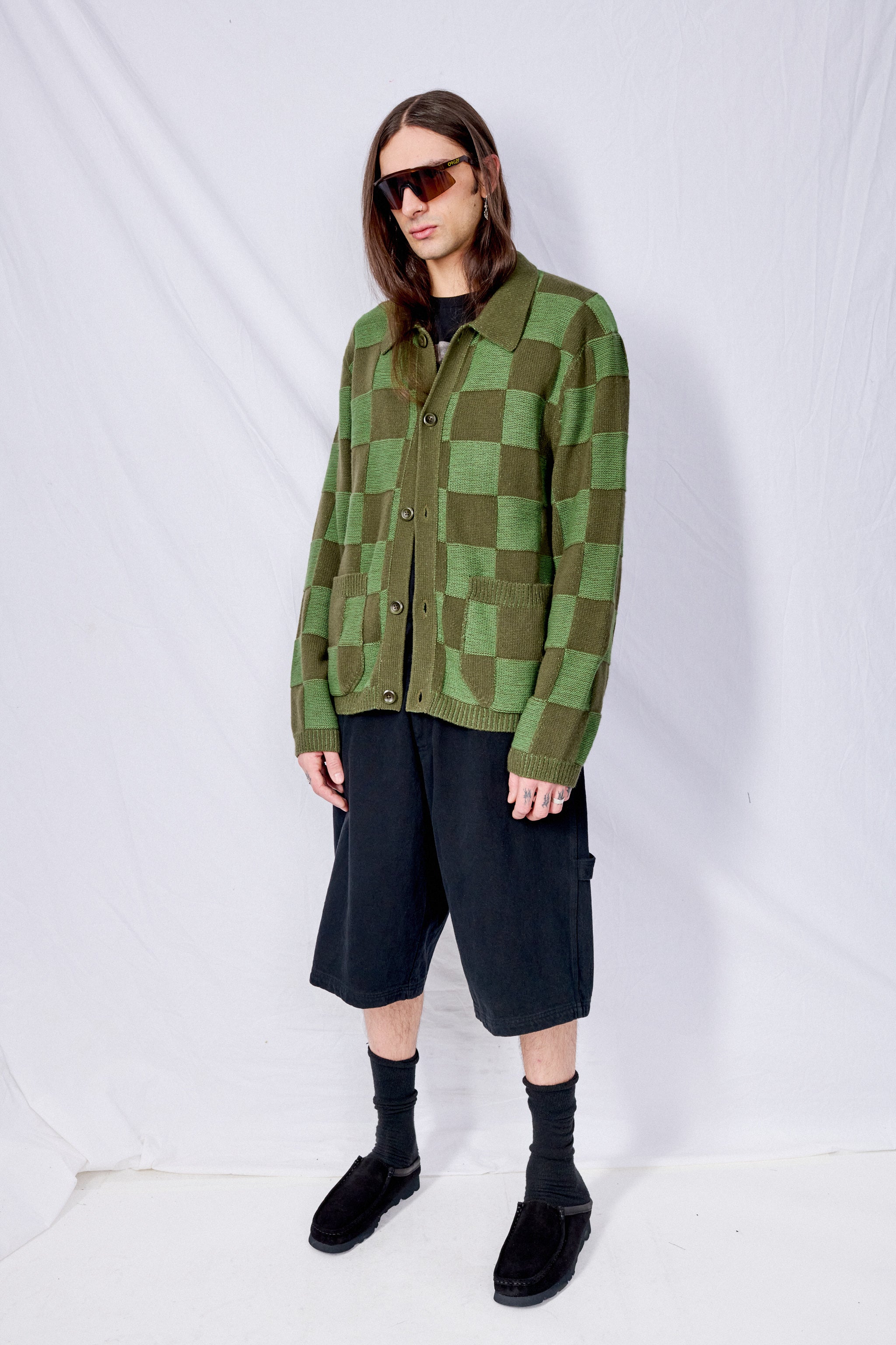 Green Baker Cardigan