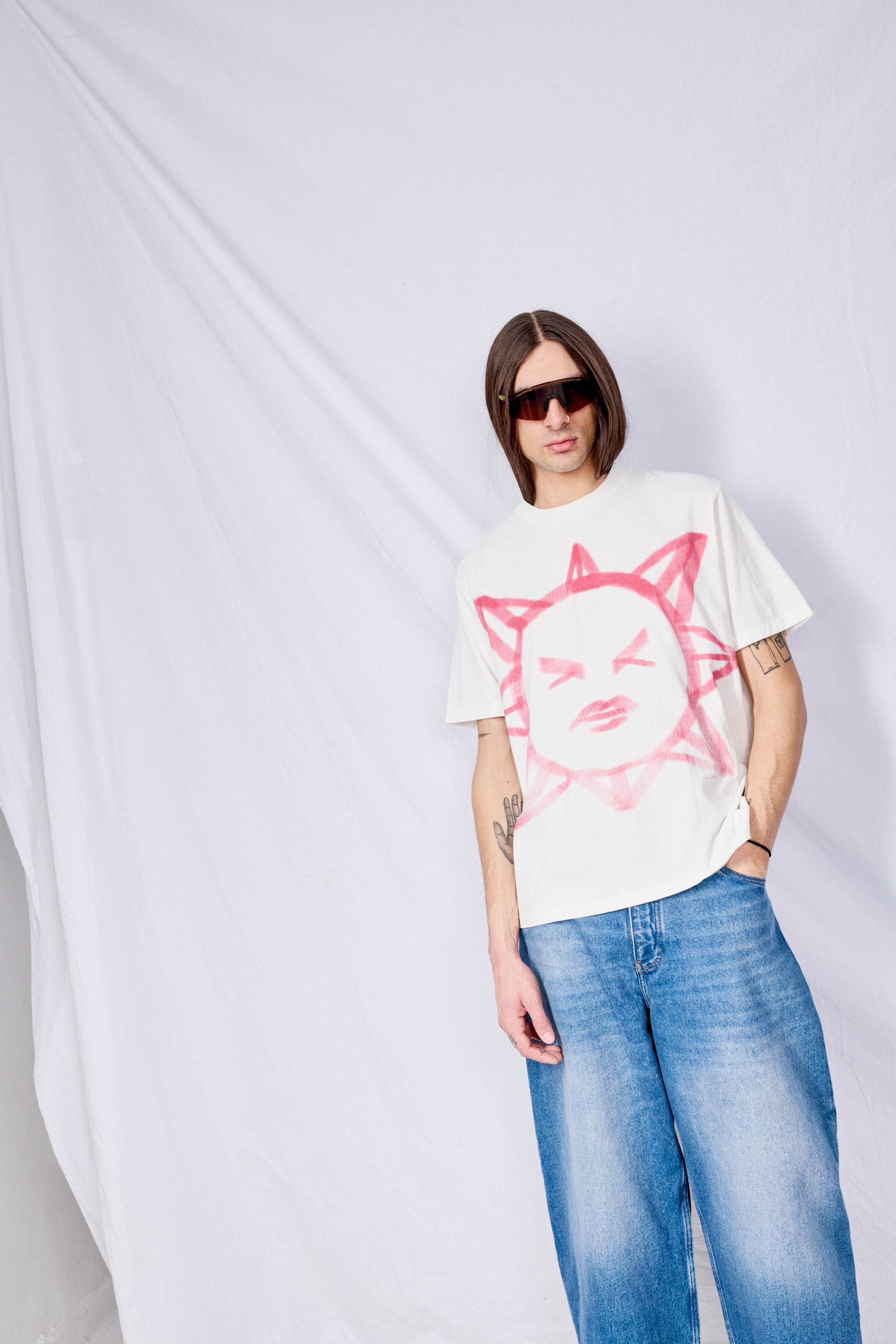 Squinting Sun Legacy Jersey Box T-Shirt - Our Legacy