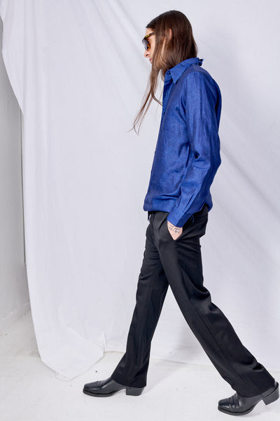 パンツ GABRIELA COLL GARMENTS WOOL TROUSERS VONIQUE / GABRIELA COLL GARMENTS/ NO.310 SUMMER WOOL CROSSED