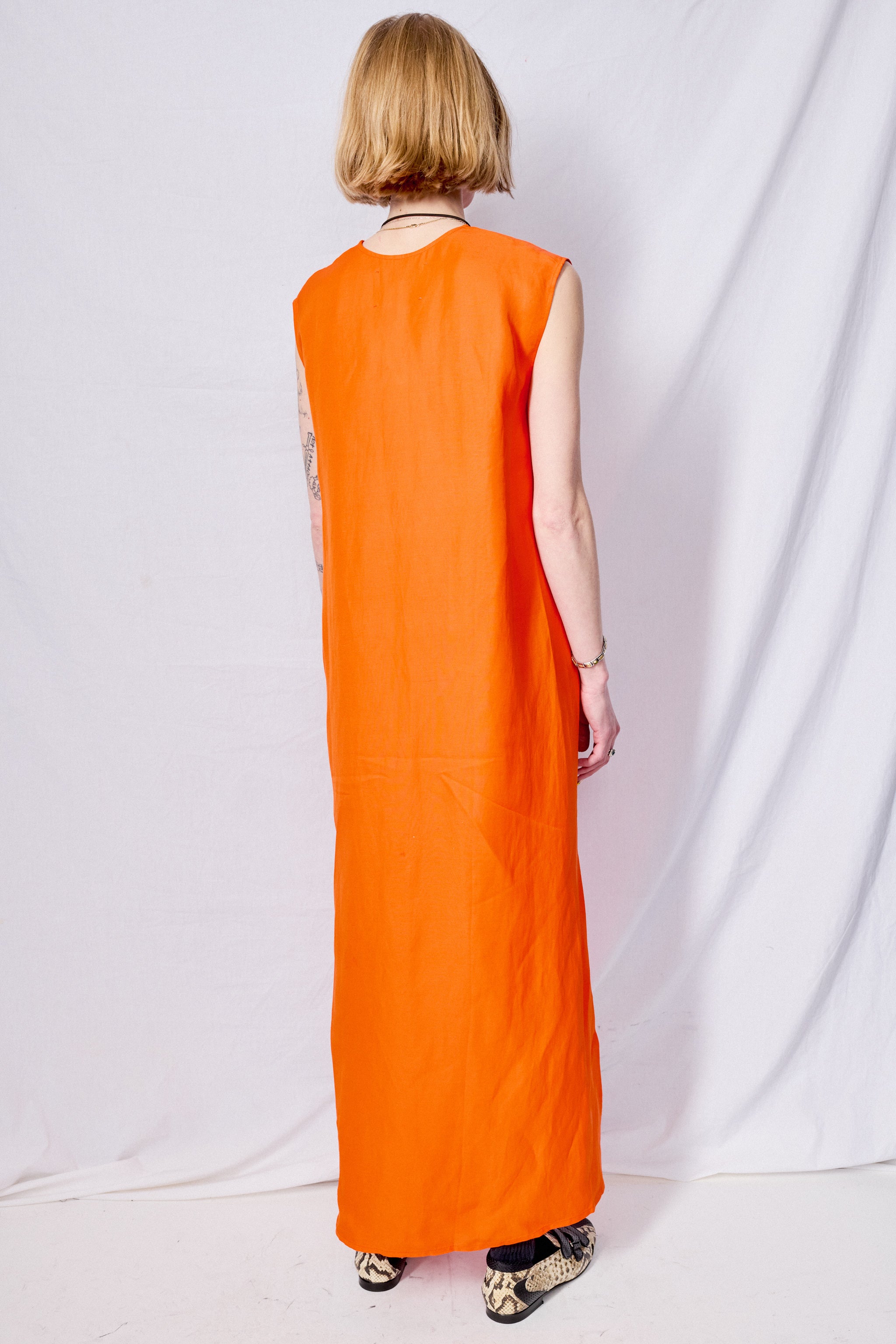Clementine Lise Sleeveless Asymmetric Dress