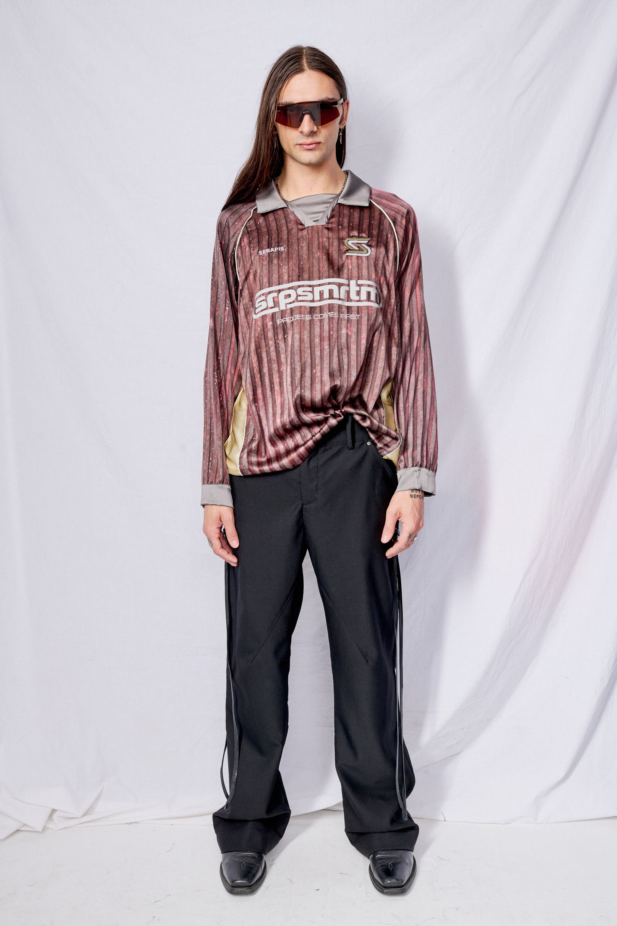 Pteruge Flared Pant