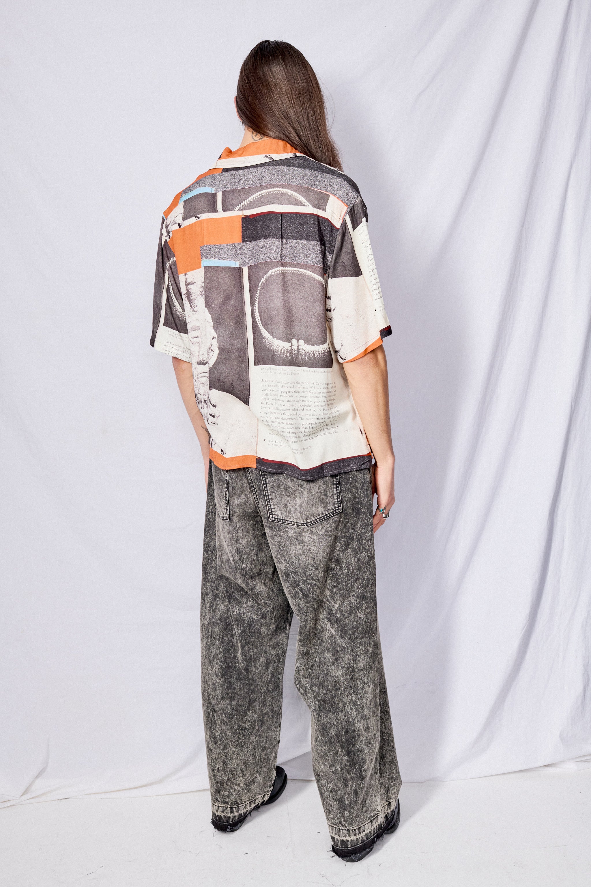 Multi Prehistoric Button Up