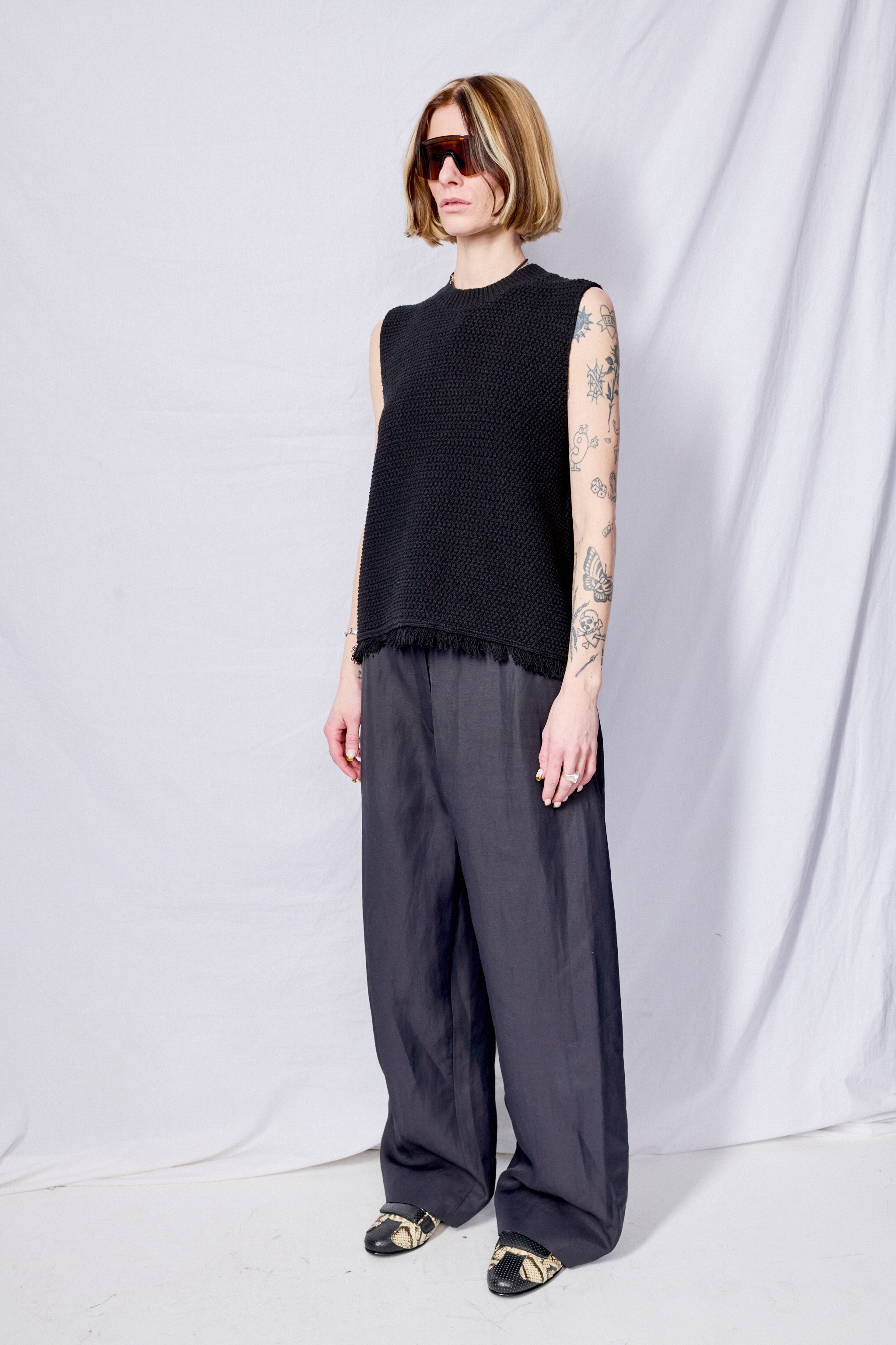 Black Fray 5G Knit Vest