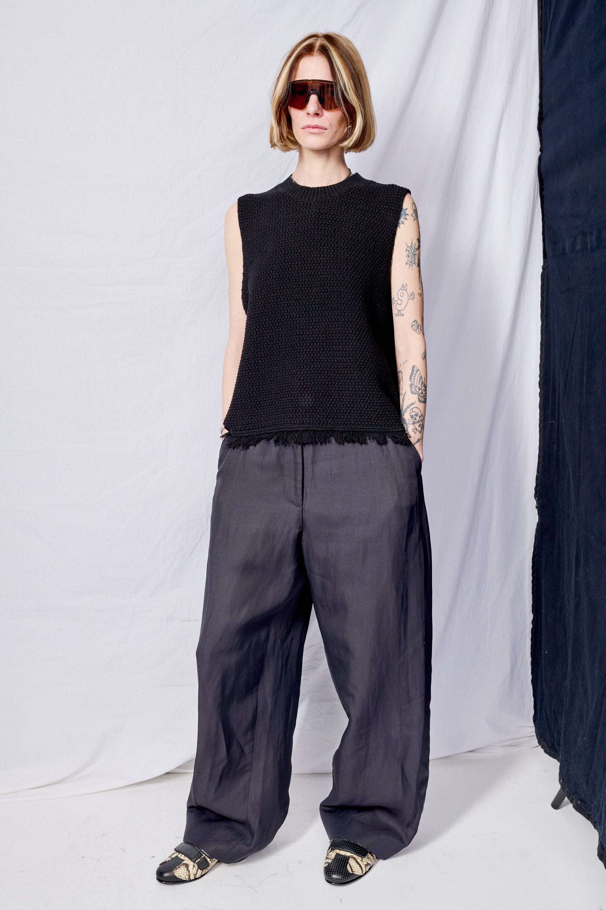 Black Fray 5G Knit Vest