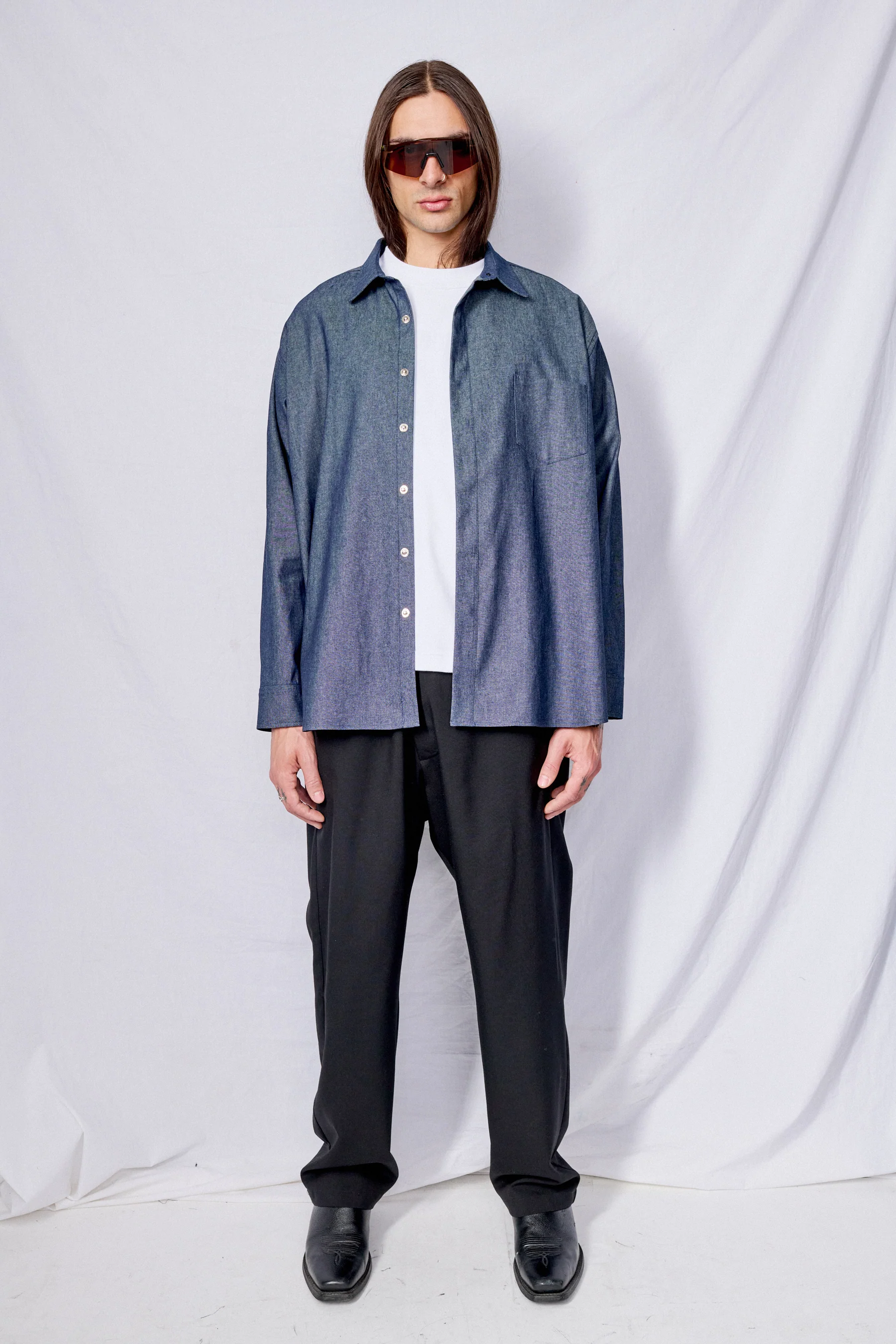 Black Suiting Drawstring Pant