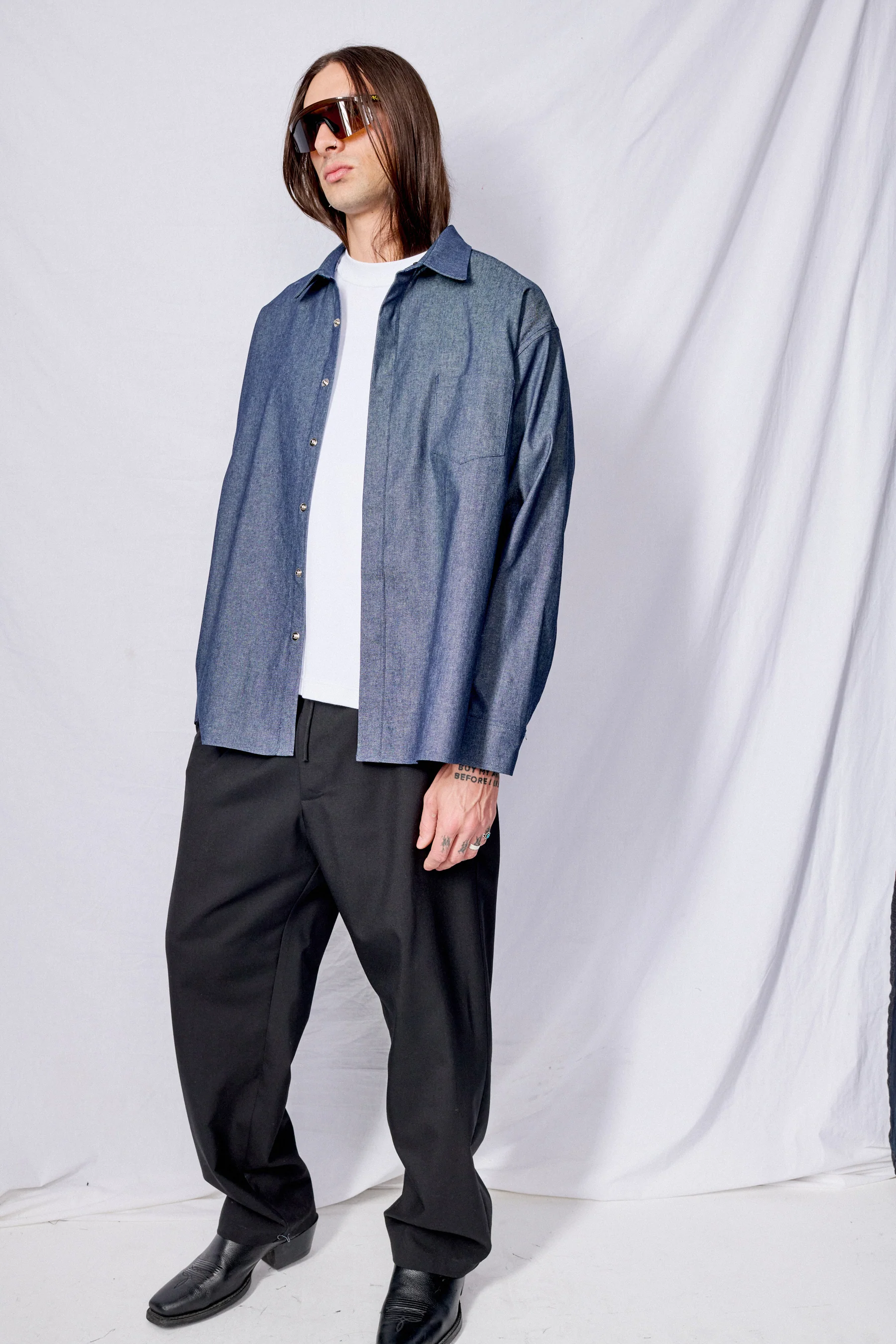 Black Suiting Drawstring Pant