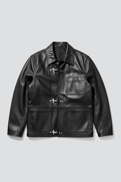 服*卒様 Belvet Leopard Lined Fireman Jacket Leopard Lined Fireman