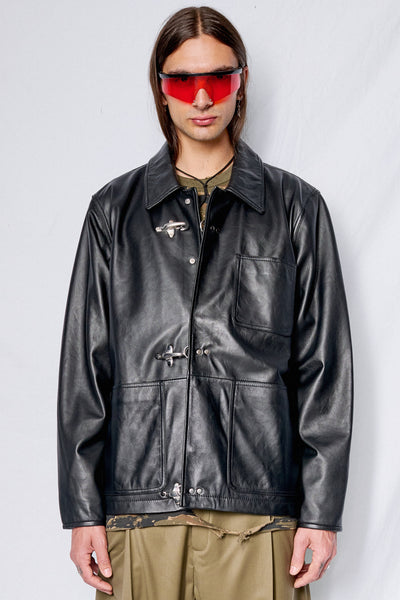 ジャケット・アウター Italy Fireman short jacket fade bk ジャケット・アウター Italy Fireman short jacket fade bk