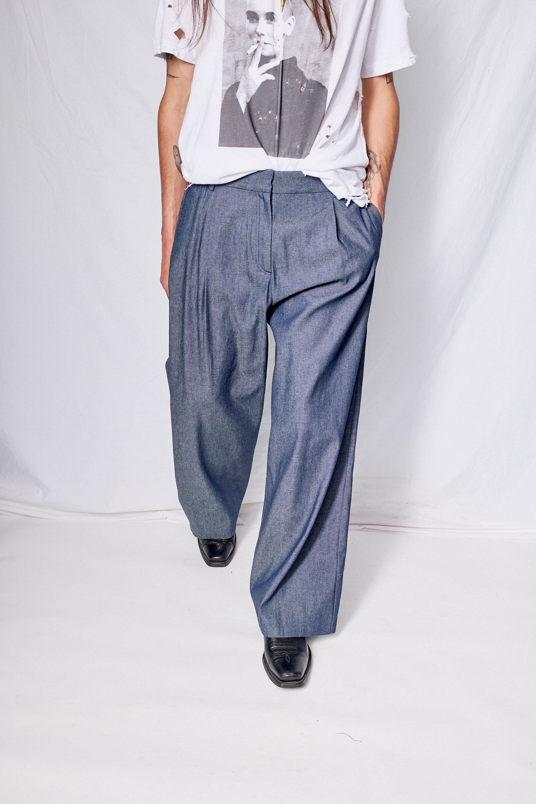 Indigo Denim Homme Pant