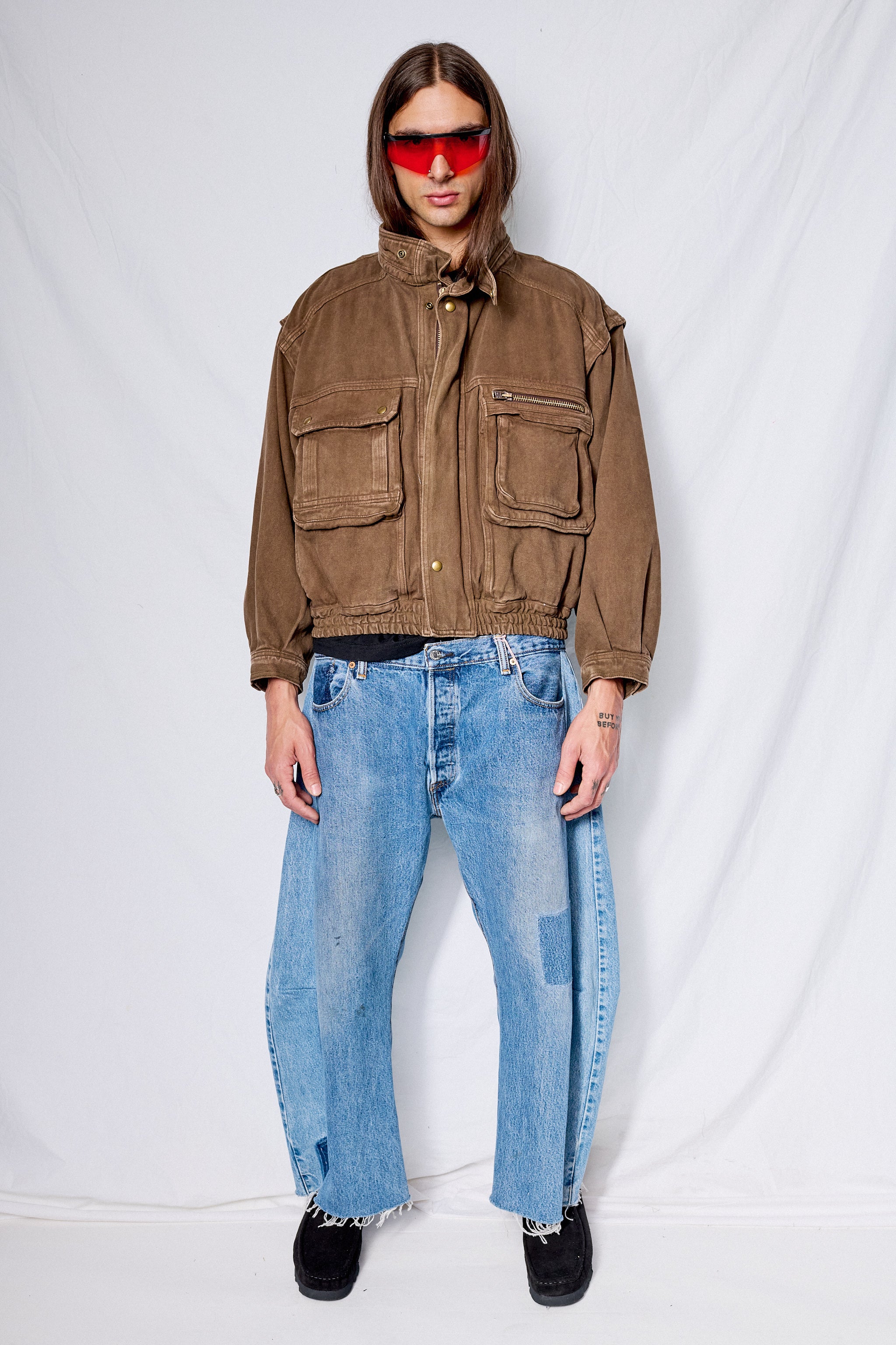Canvas Overdye Military Jacket