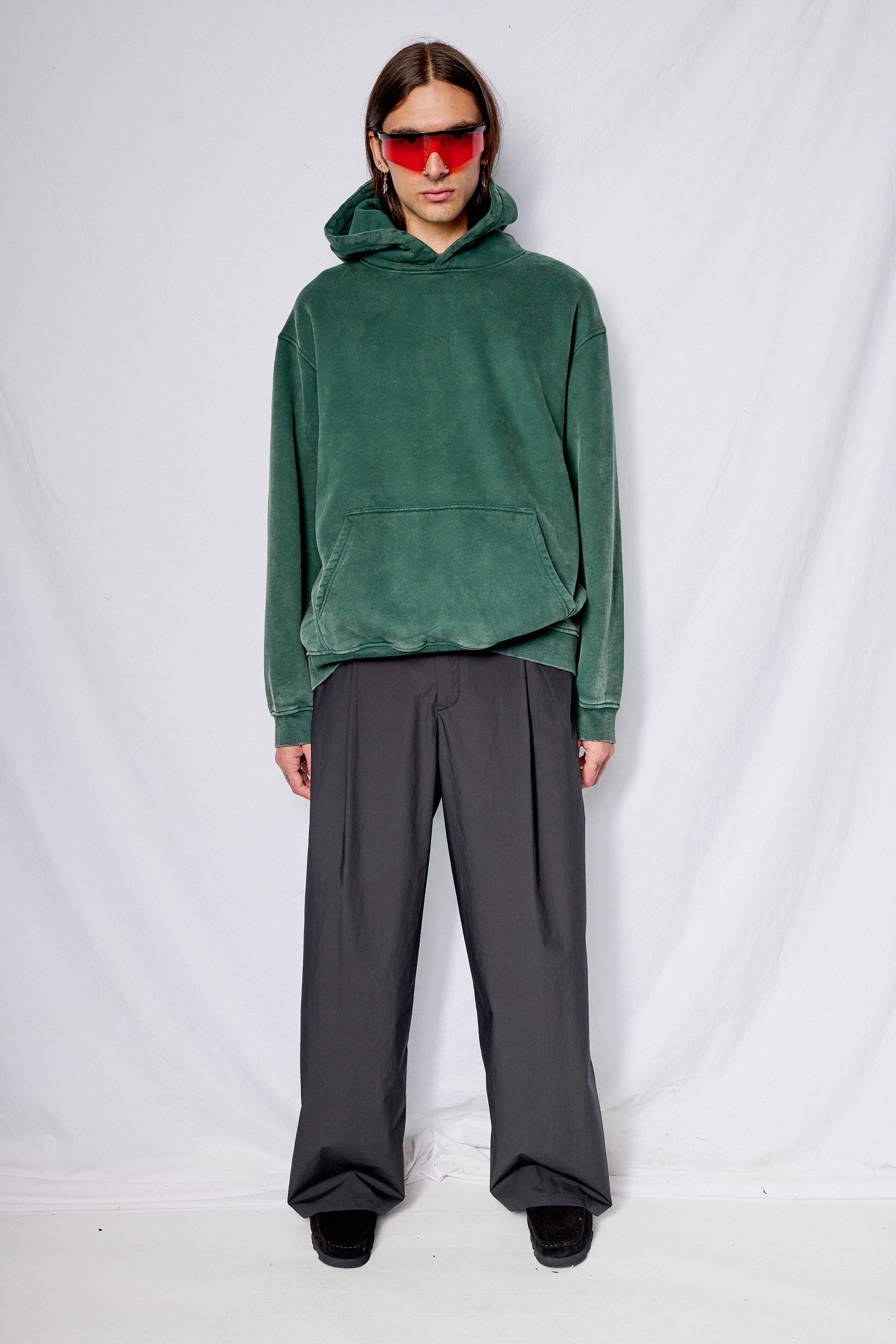Faded Green Hoodie