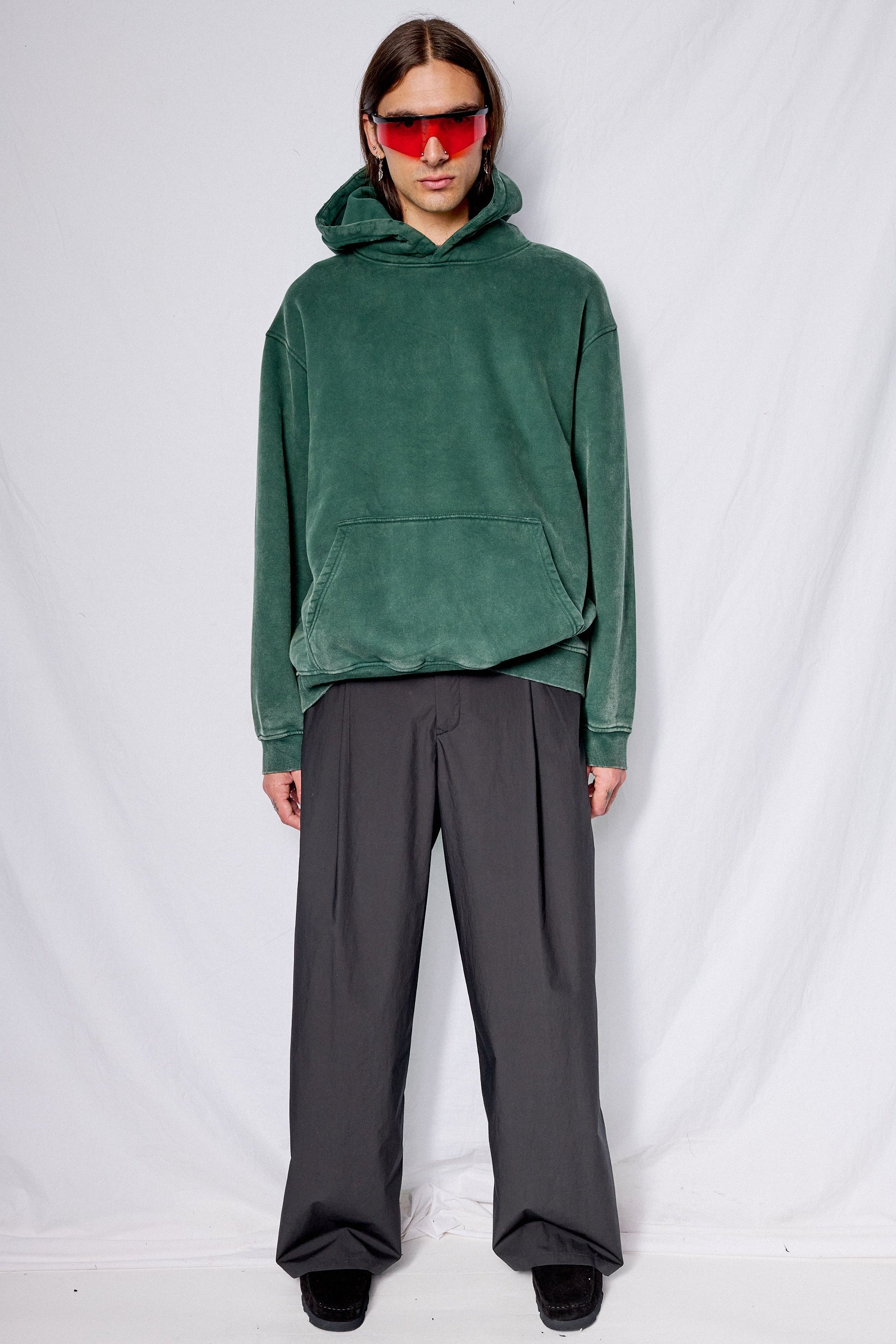 Faded Green Hoodie