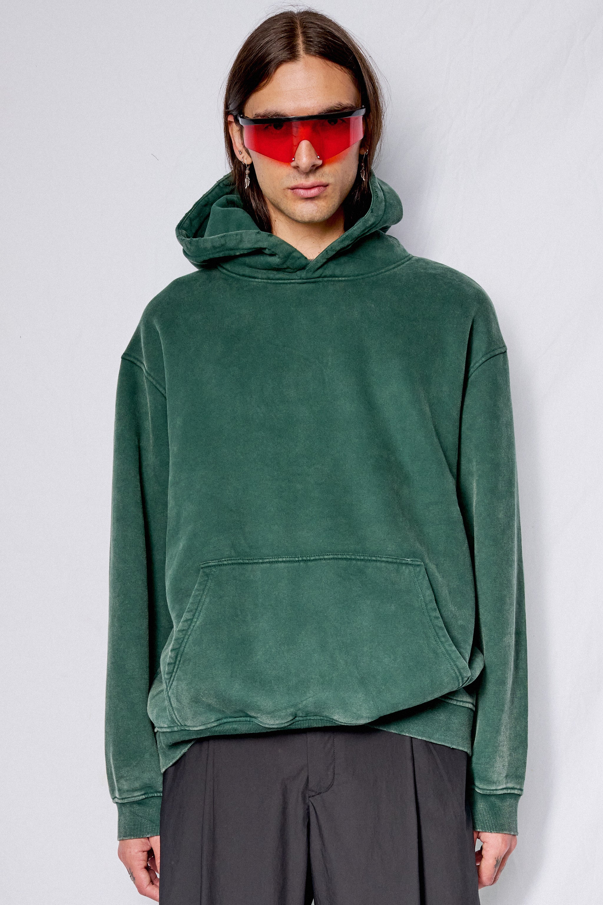 Faded Green Hoodie