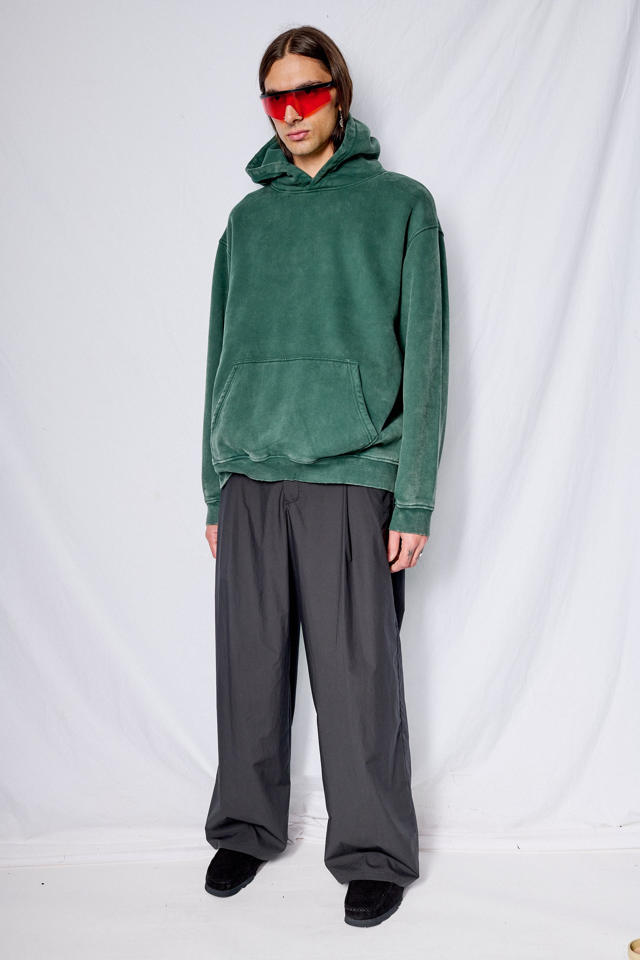 Faded Green Hoodie