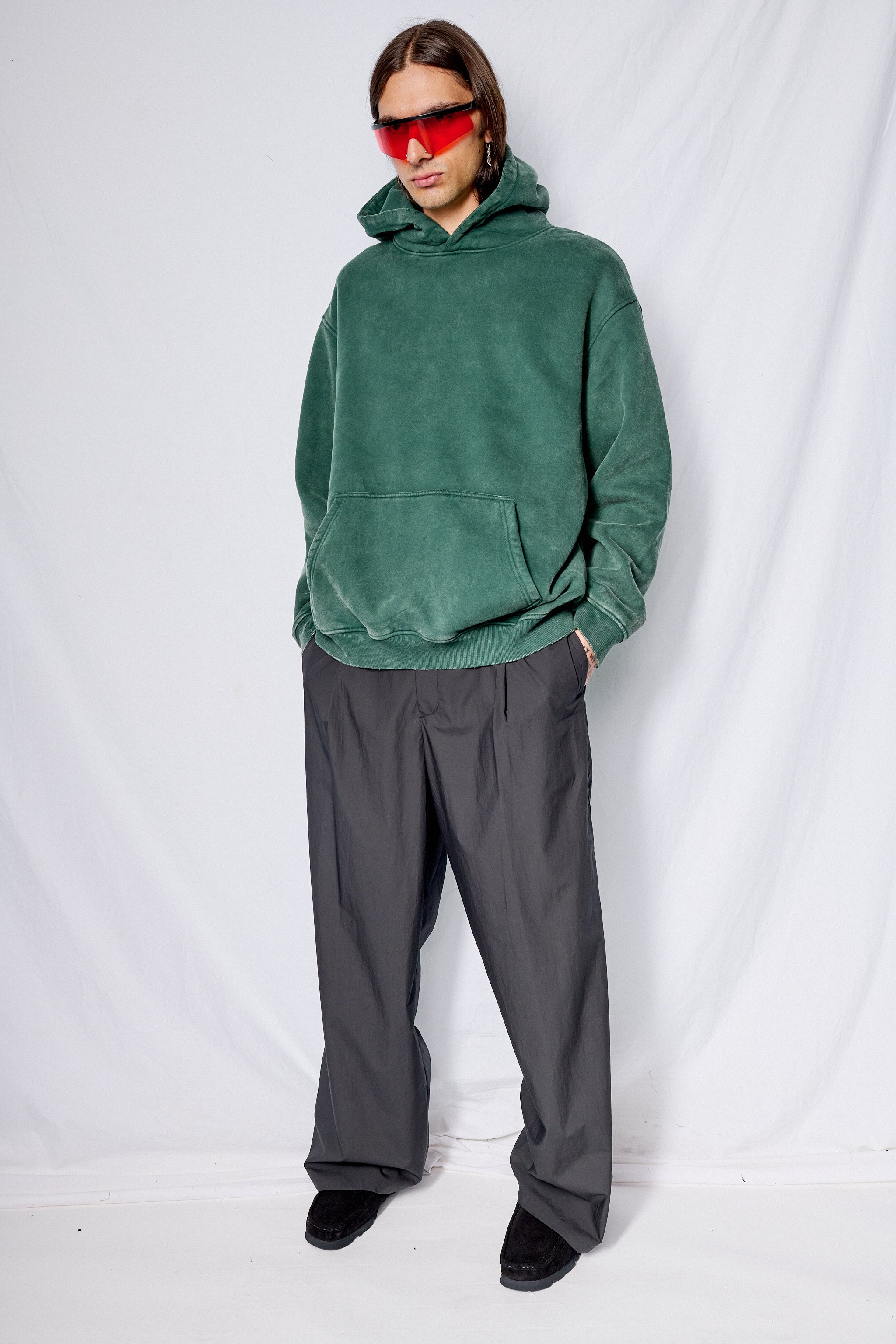 Faded Green Hoodie