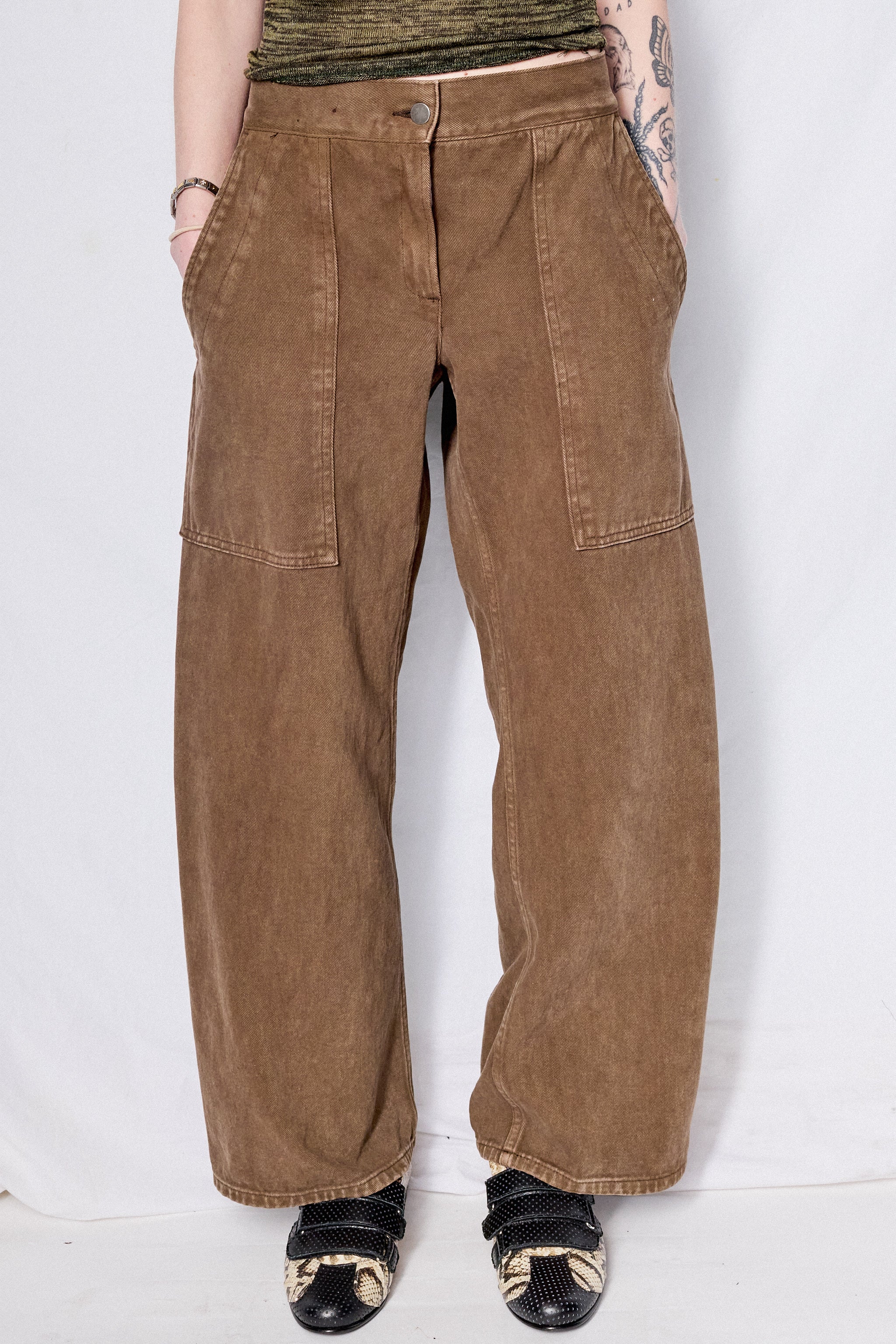 Canvas Overdye Simple Pant