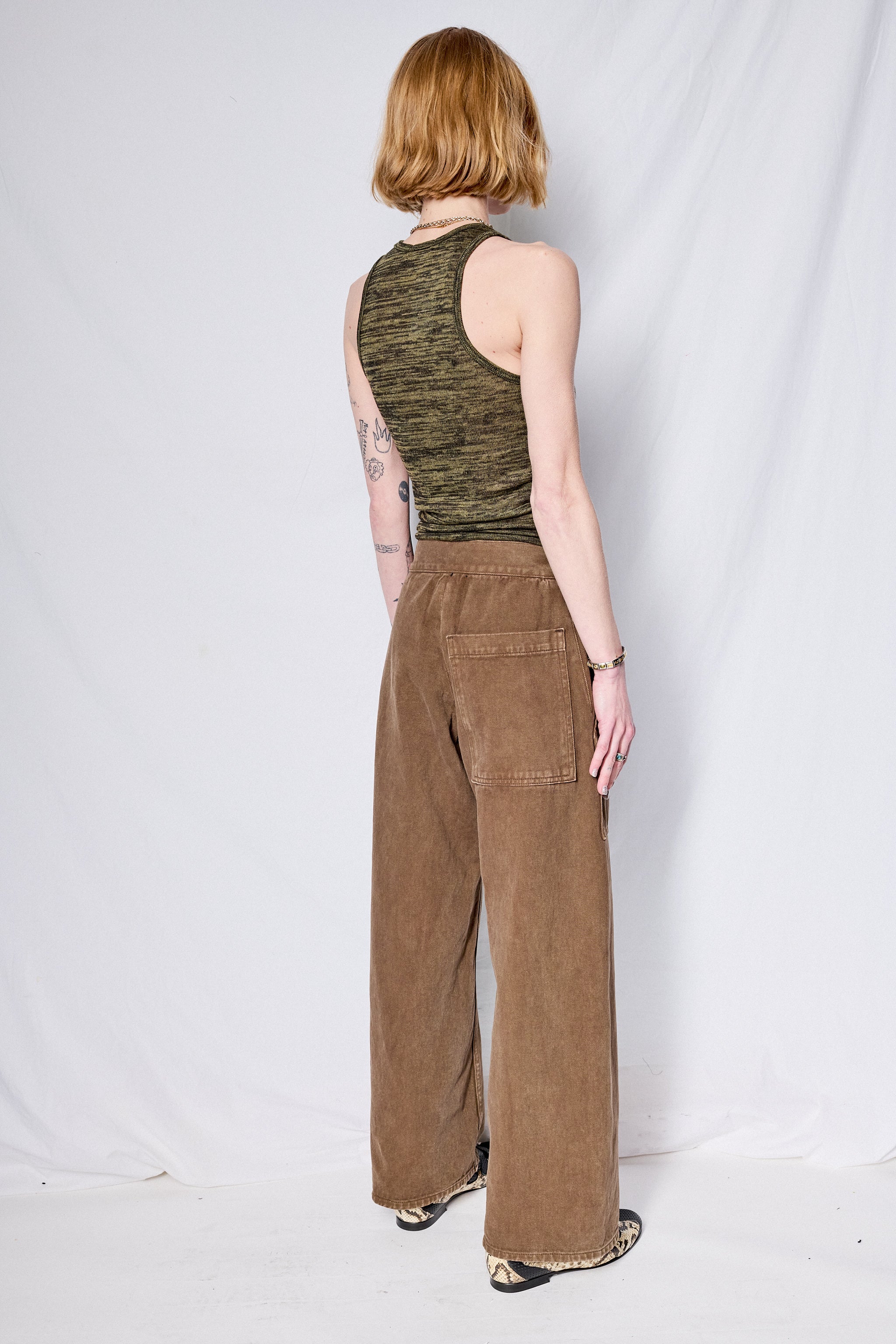 Canvas Overdye Simple Pant
