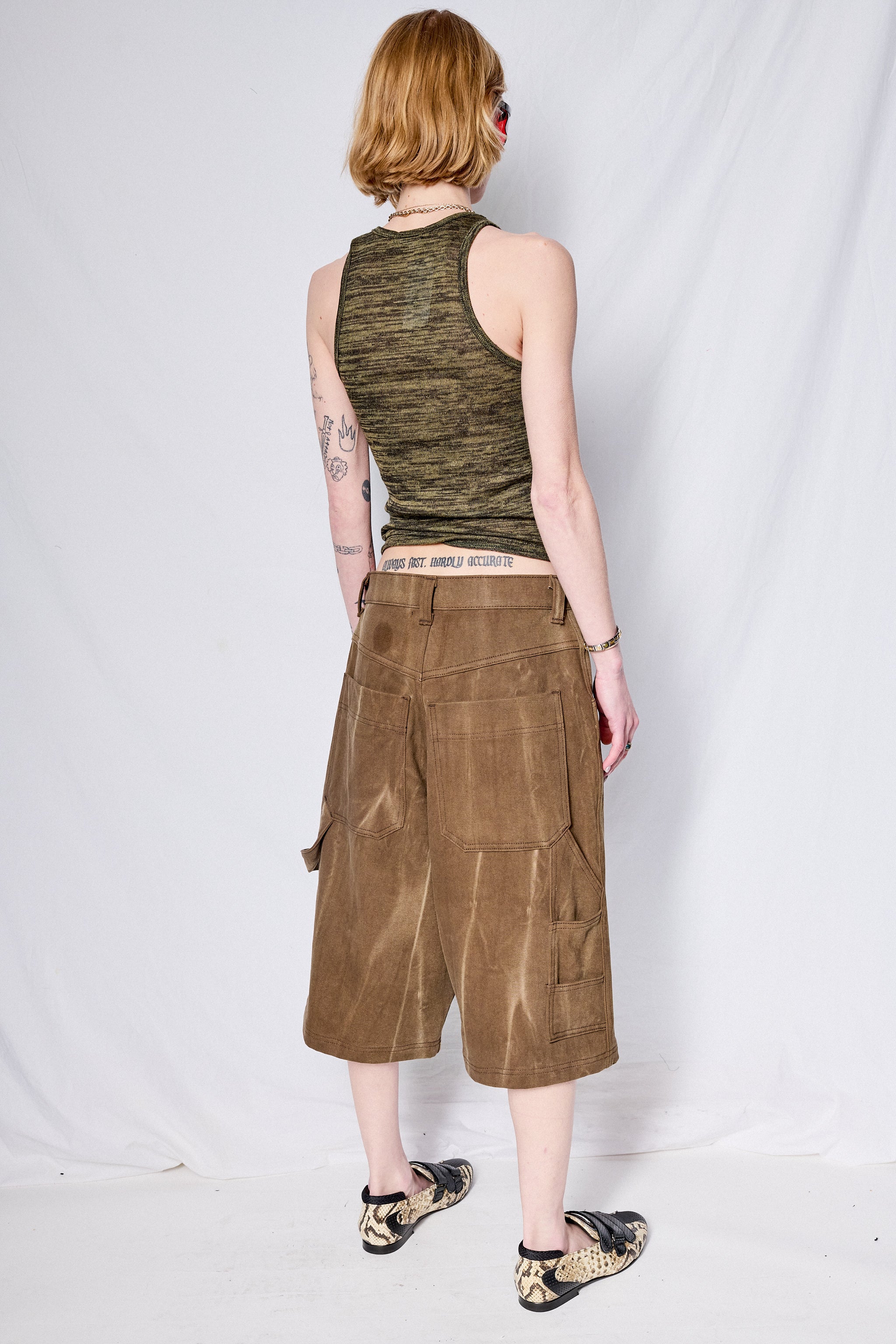 Canvas Overdye Painter Short