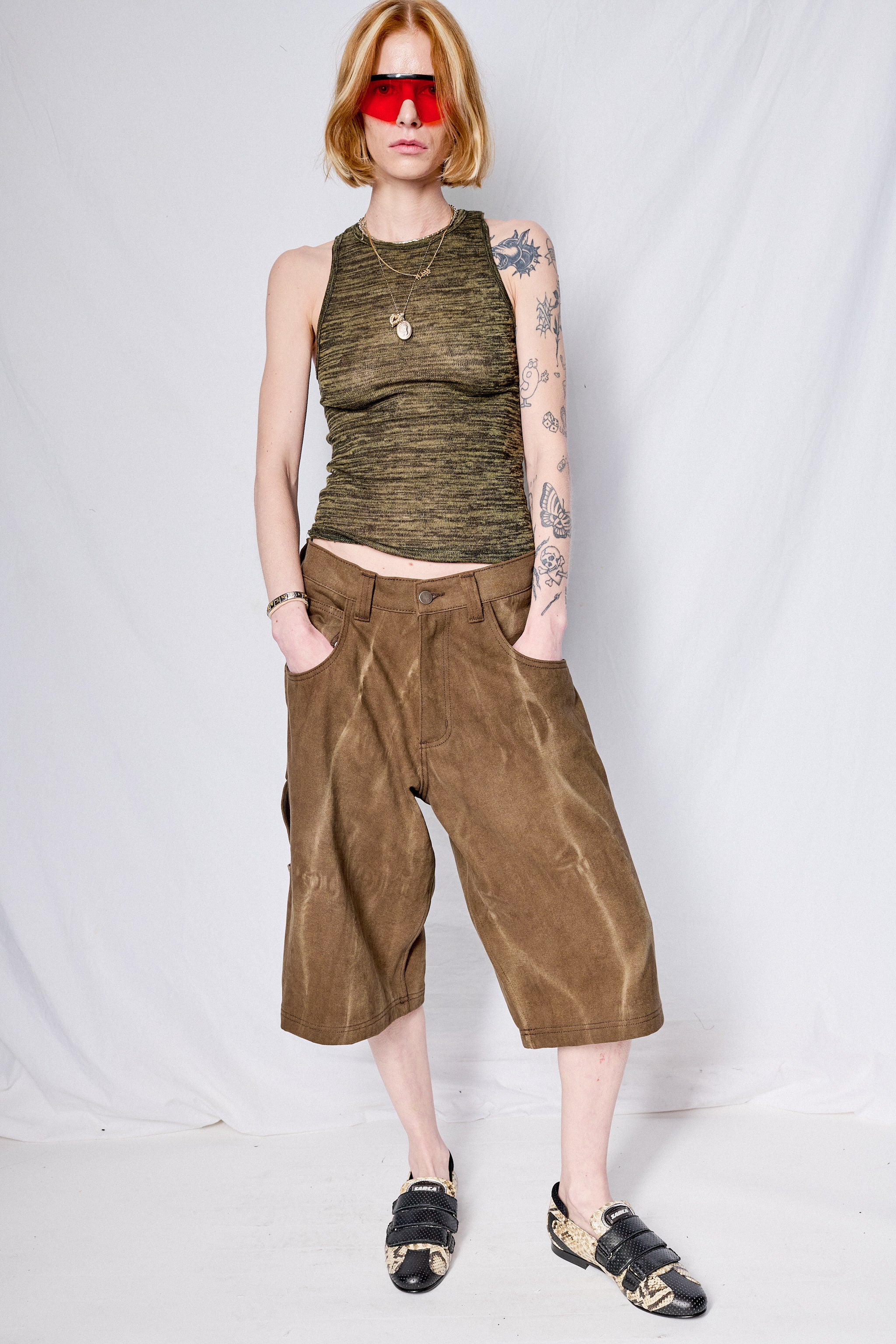 Canvas Overdye Painter Short