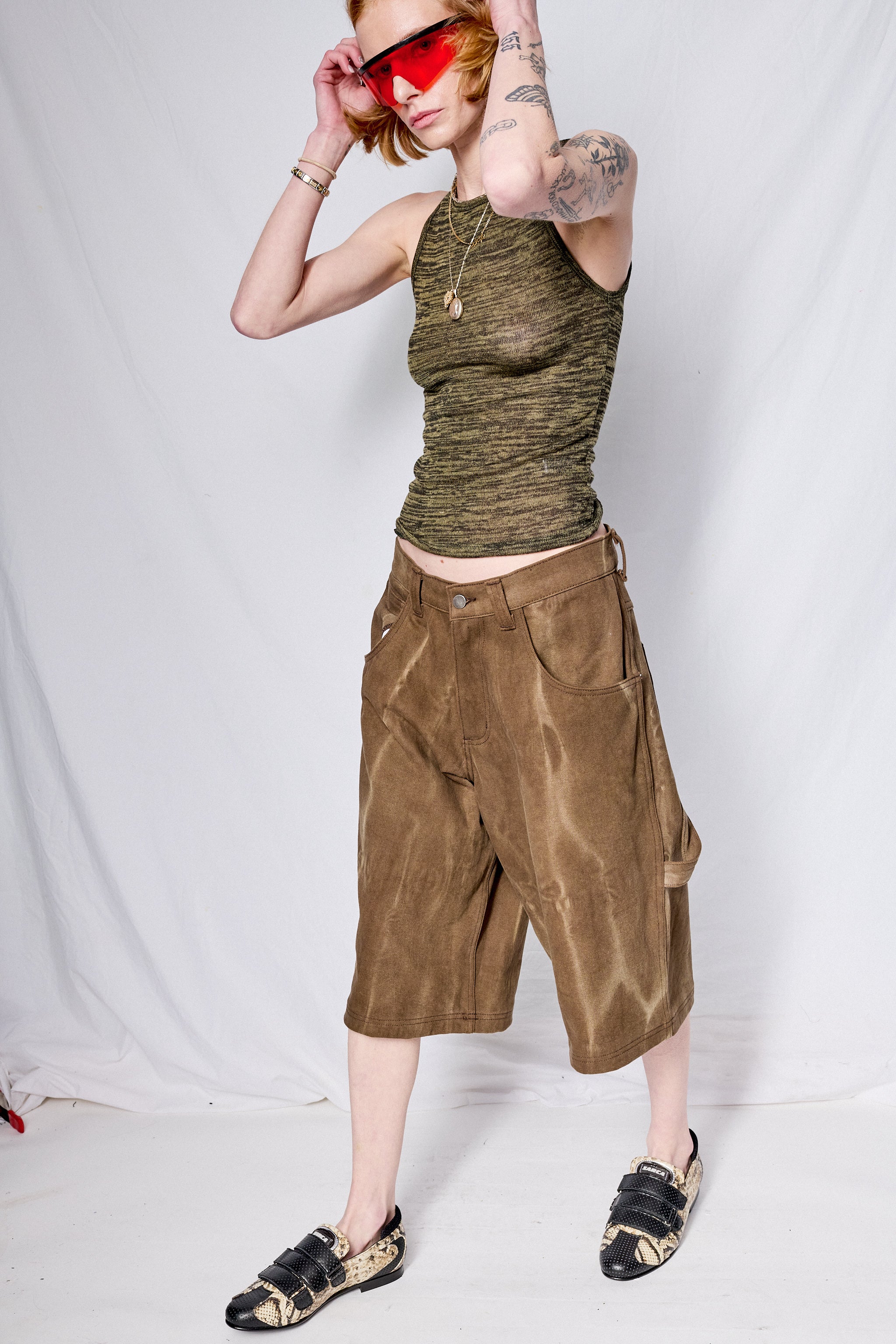 Canvas Overdye Painter Short