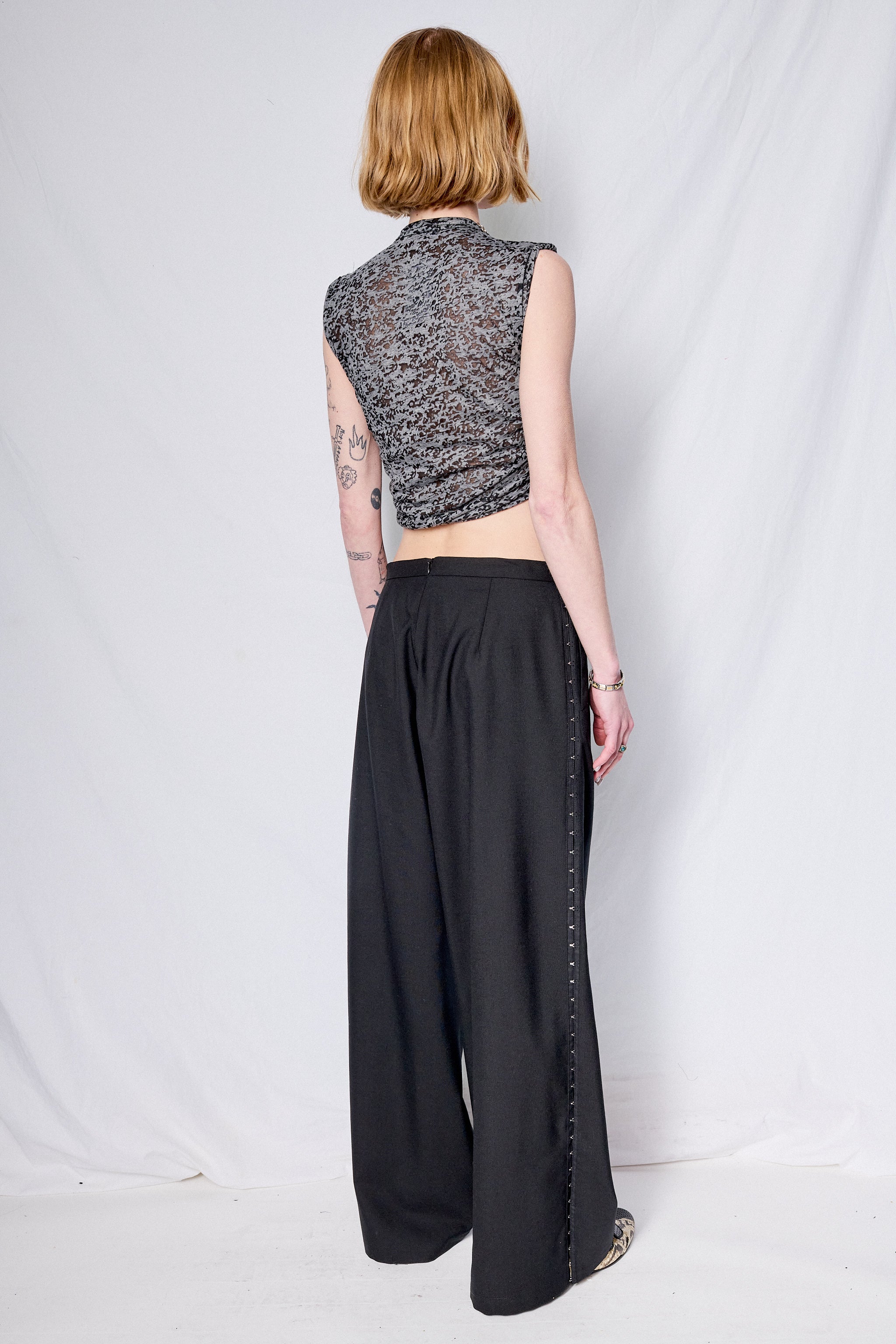 Speckle Burnout Twisted Muscle Tee