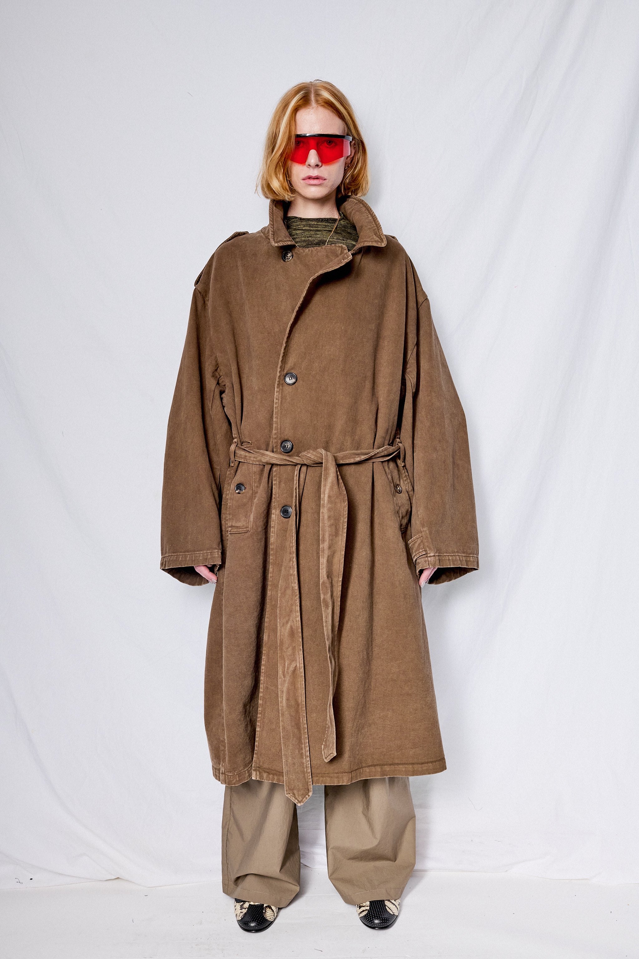 Canvas Overdye Trench Coat