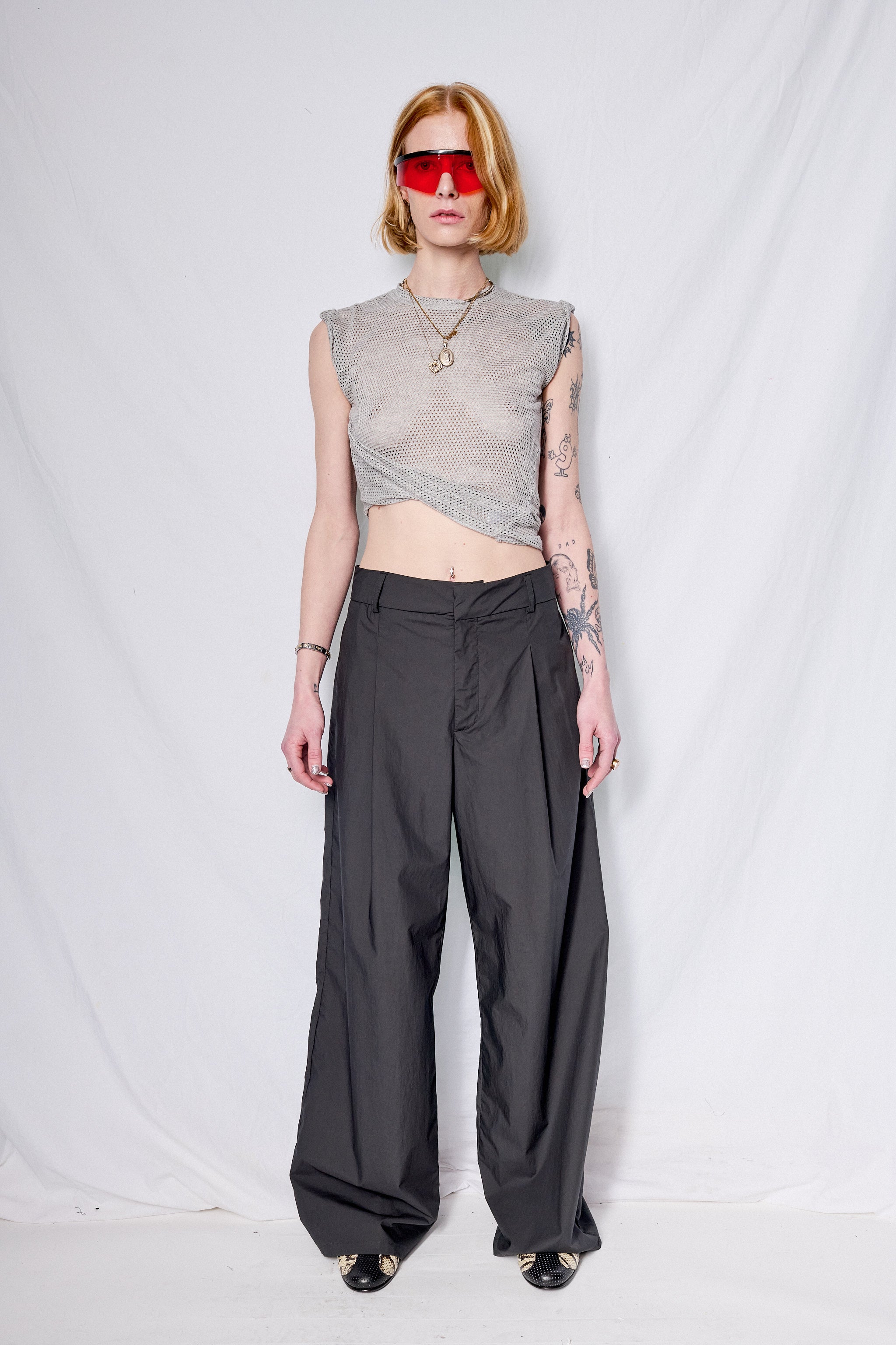 Black Typewriter Cloth Homme Pant