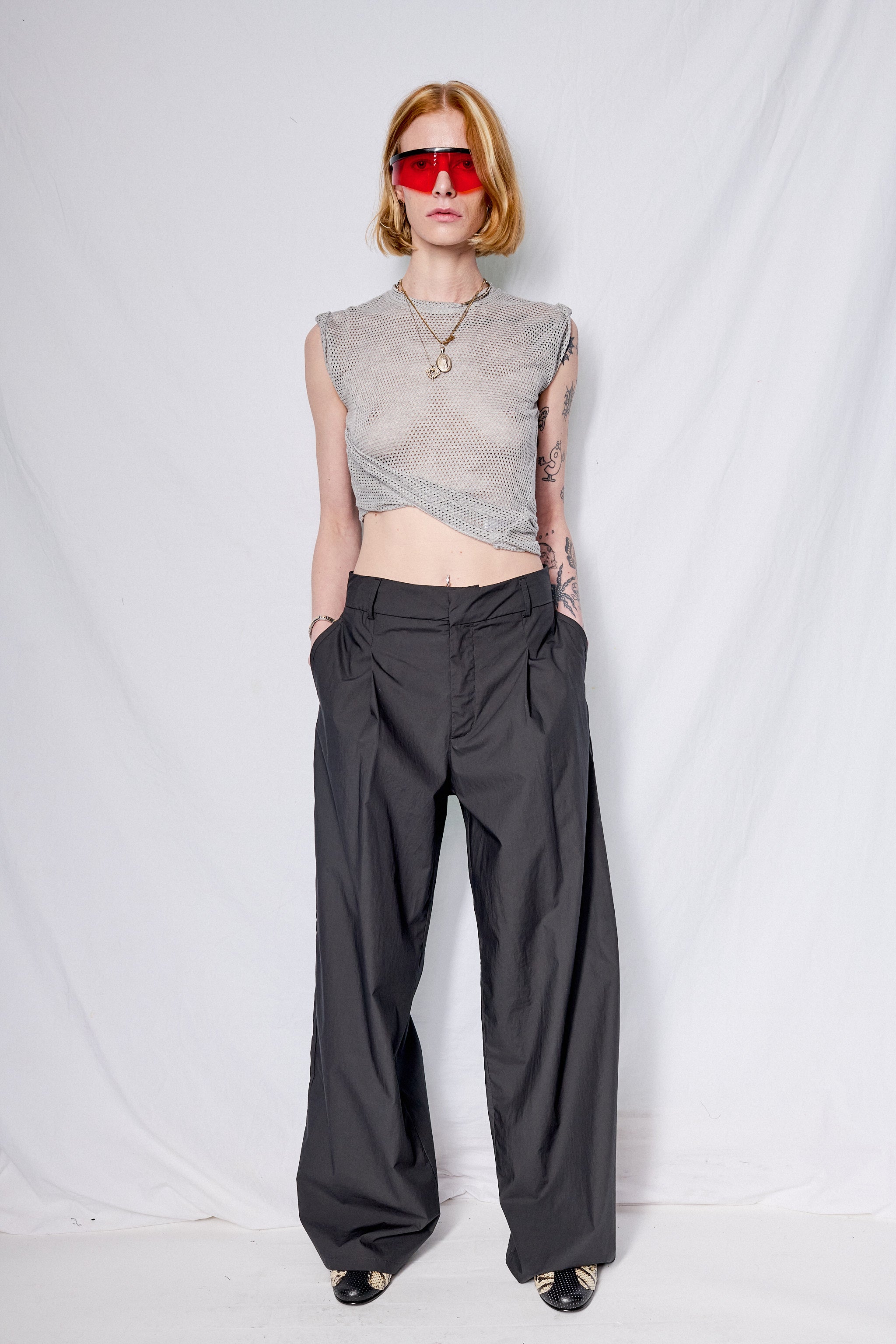 Black Typewriter Cloth Homme Pant