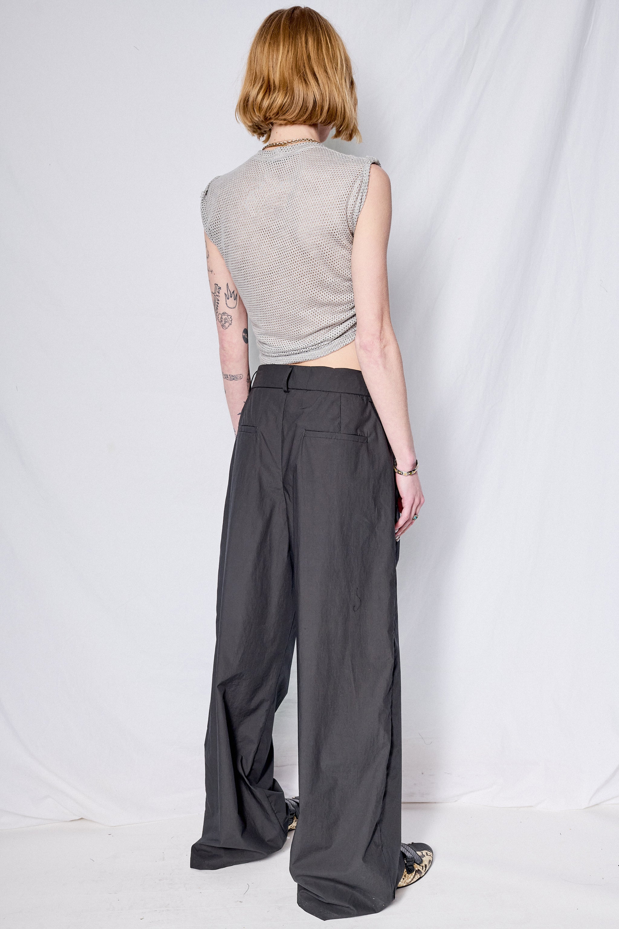 Black Typewriter Cloth Homme Pant