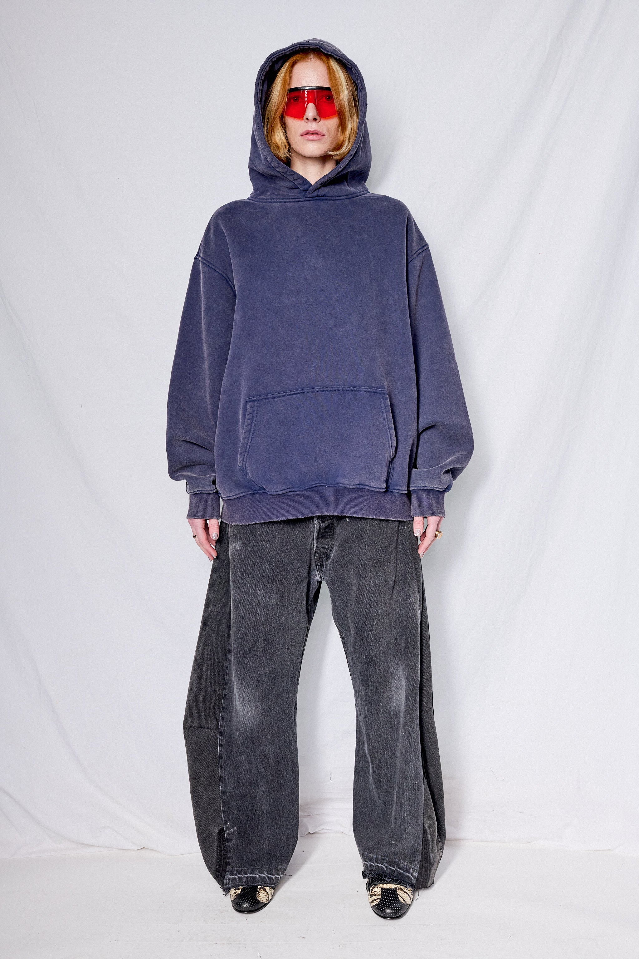 Faded Blue Hoodie