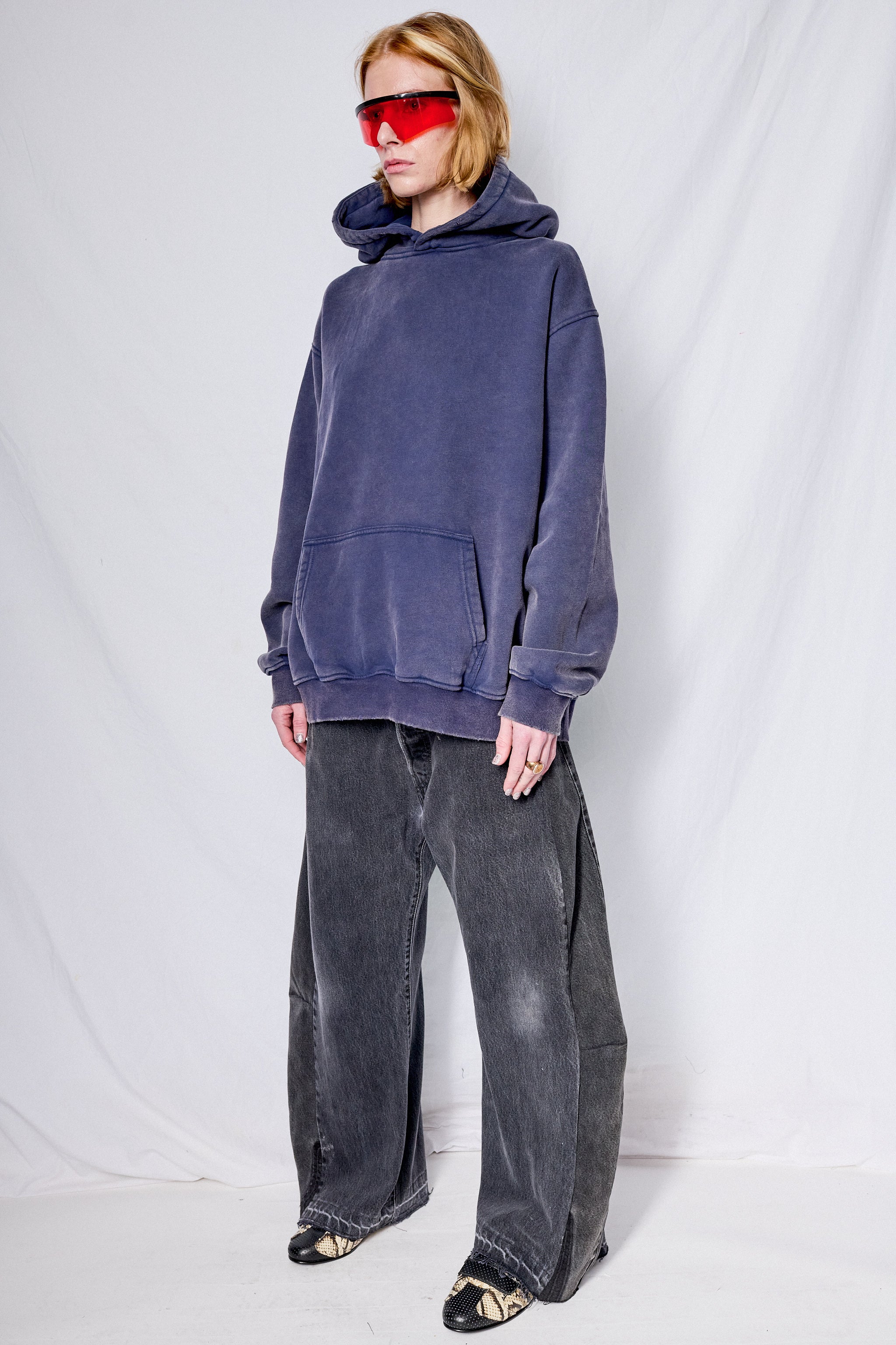 Faded Blue Hoodie
