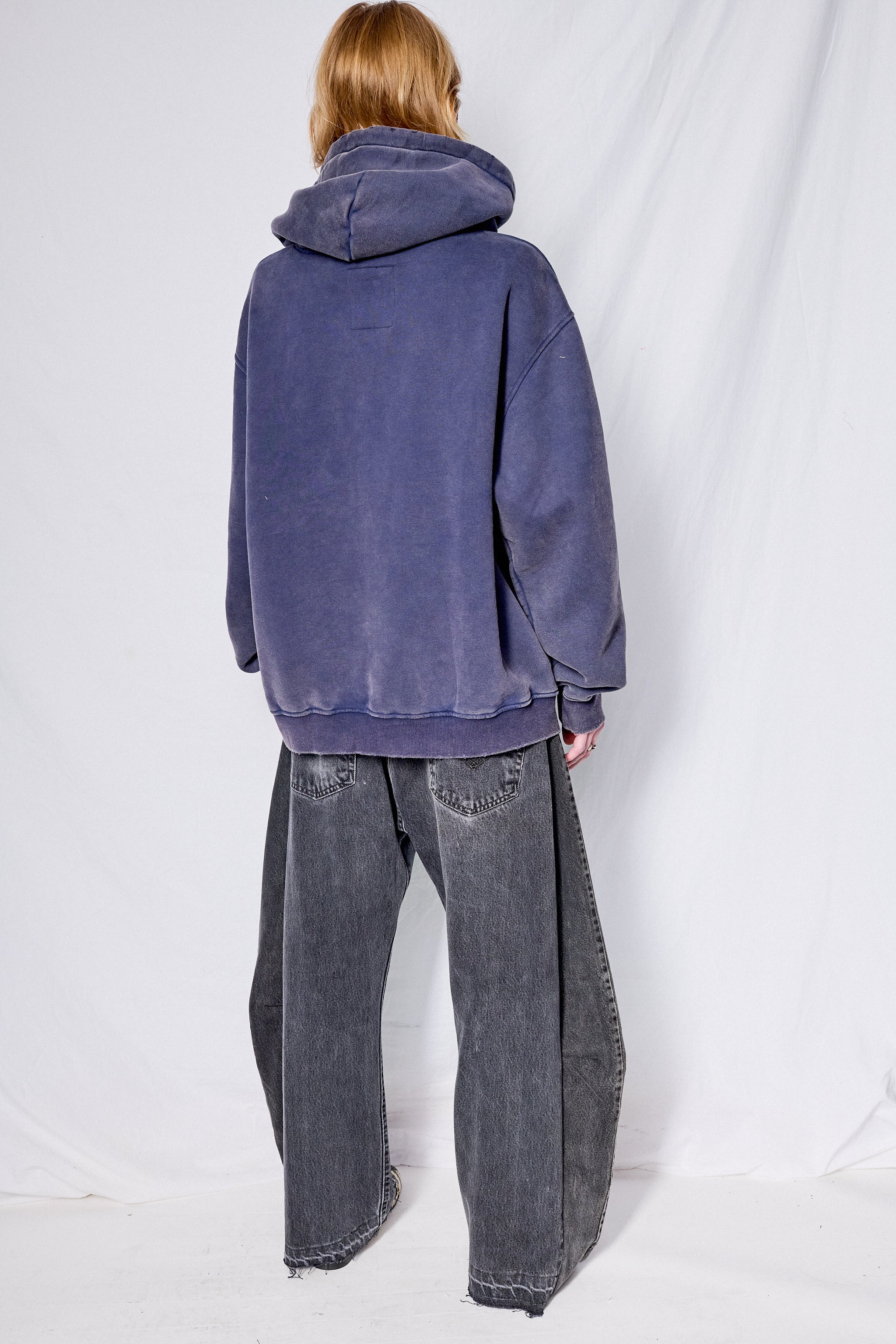 Faded Blue Hoodie