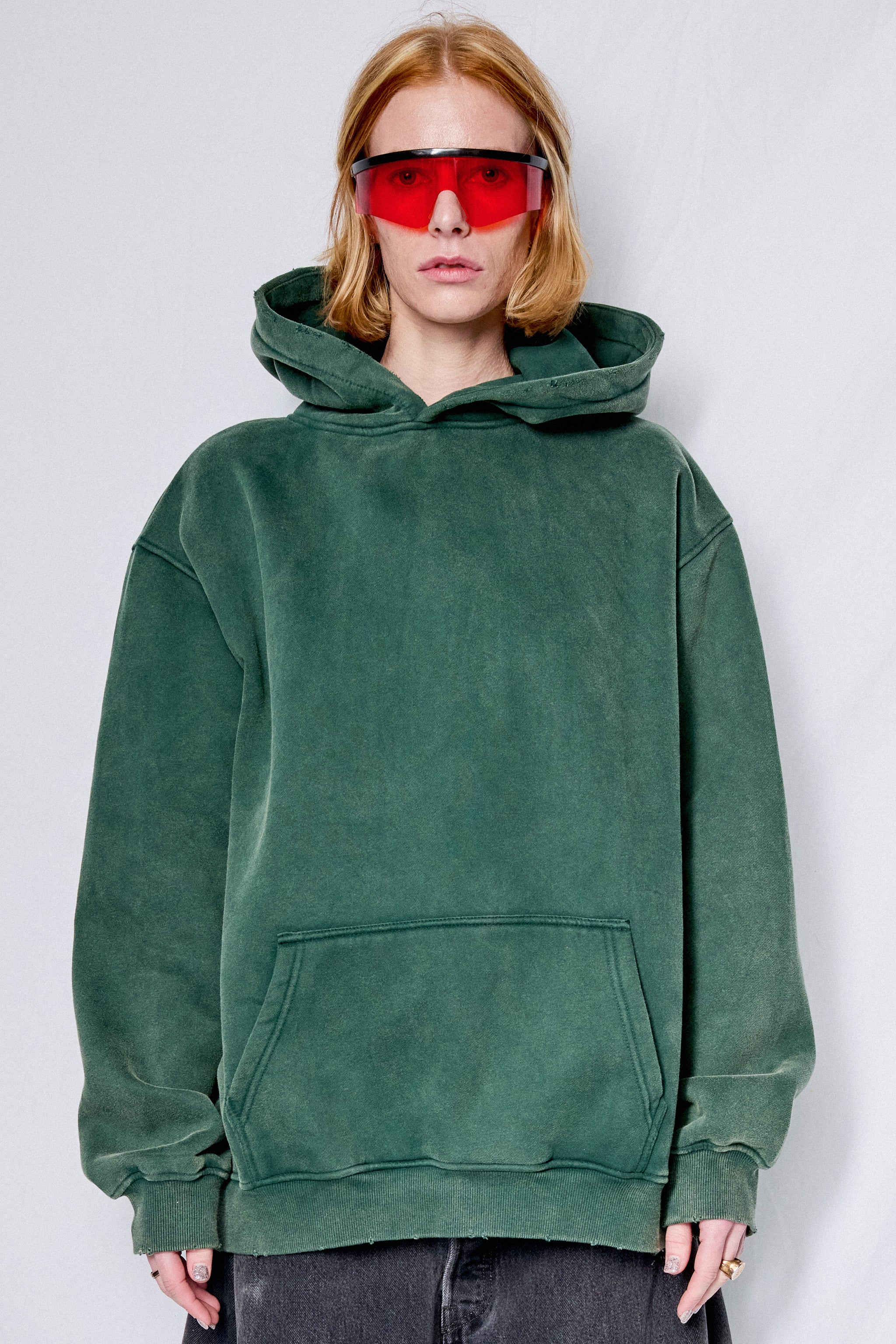 Faded Green Hoodie