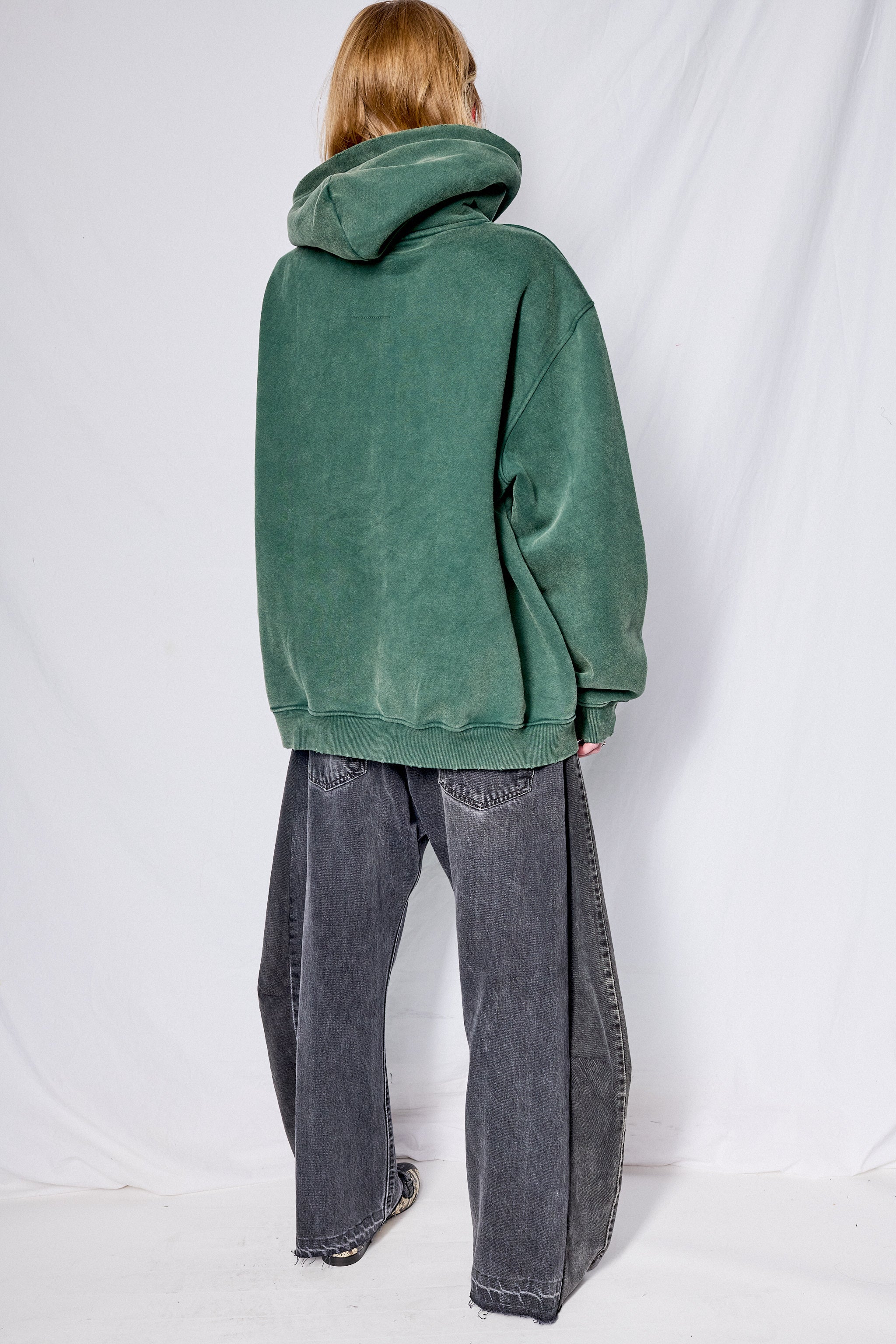 Faded Green Hoodie