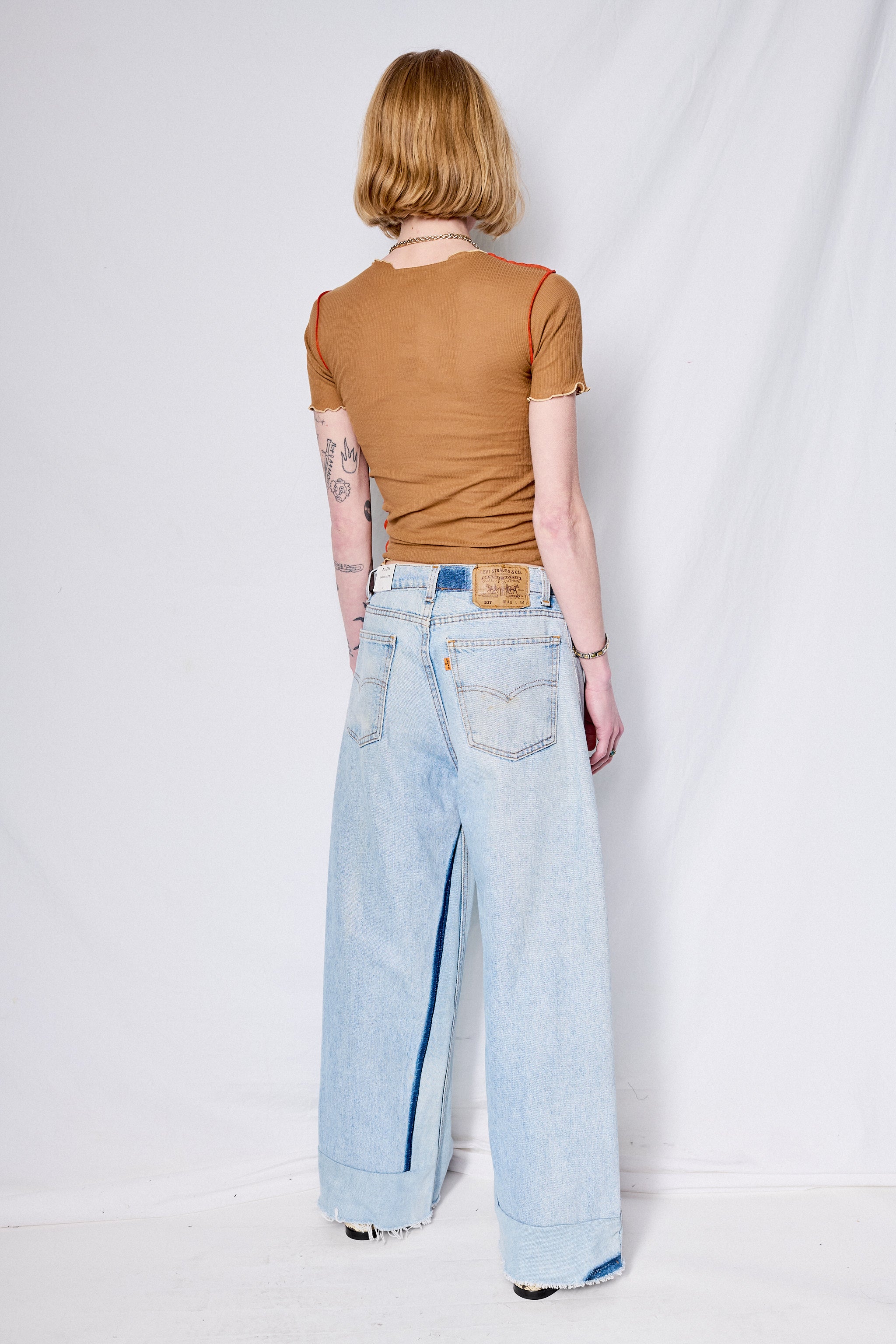 Alamillo Brown/Red Vein Tee Shirt