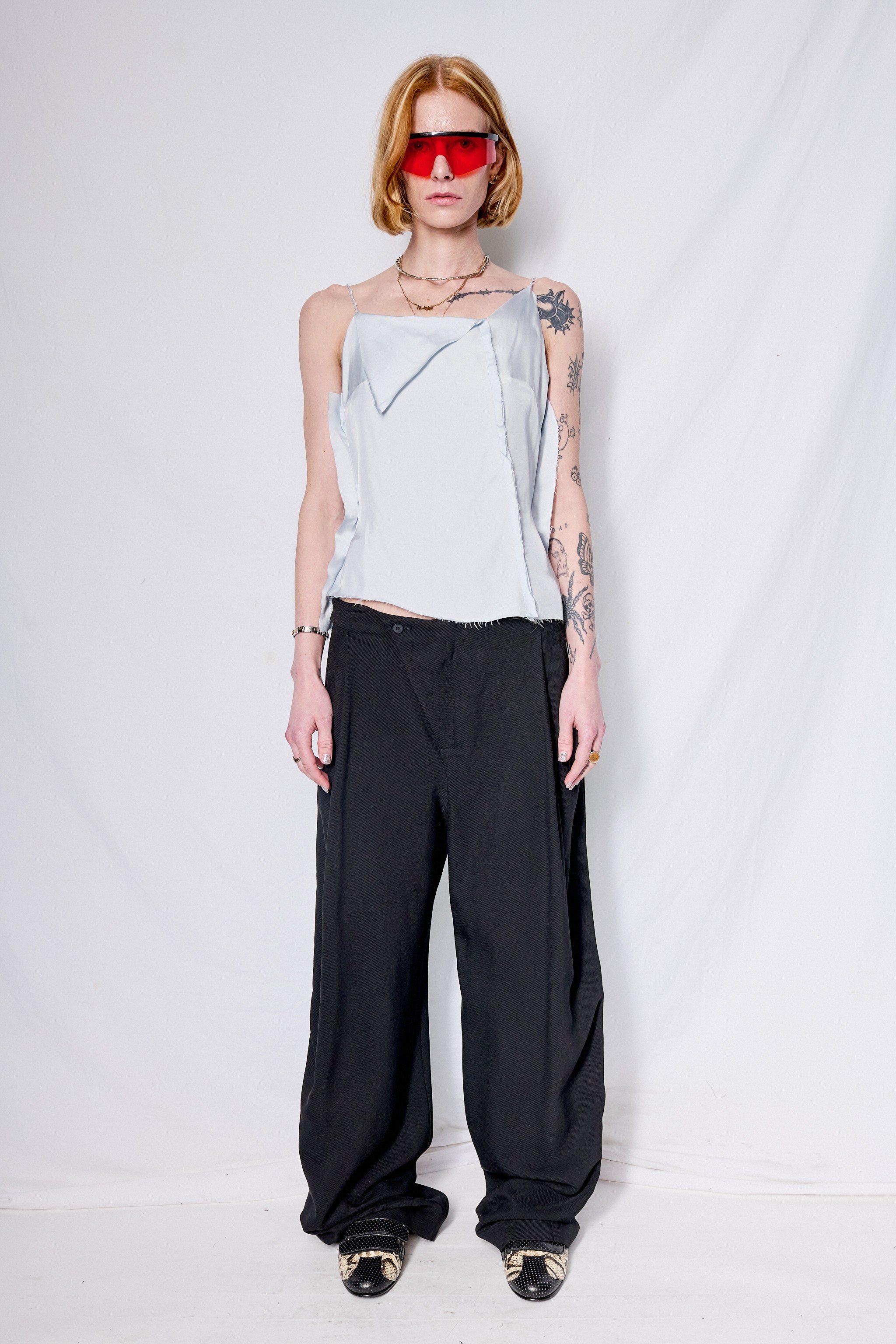 Light Blue Turner Top