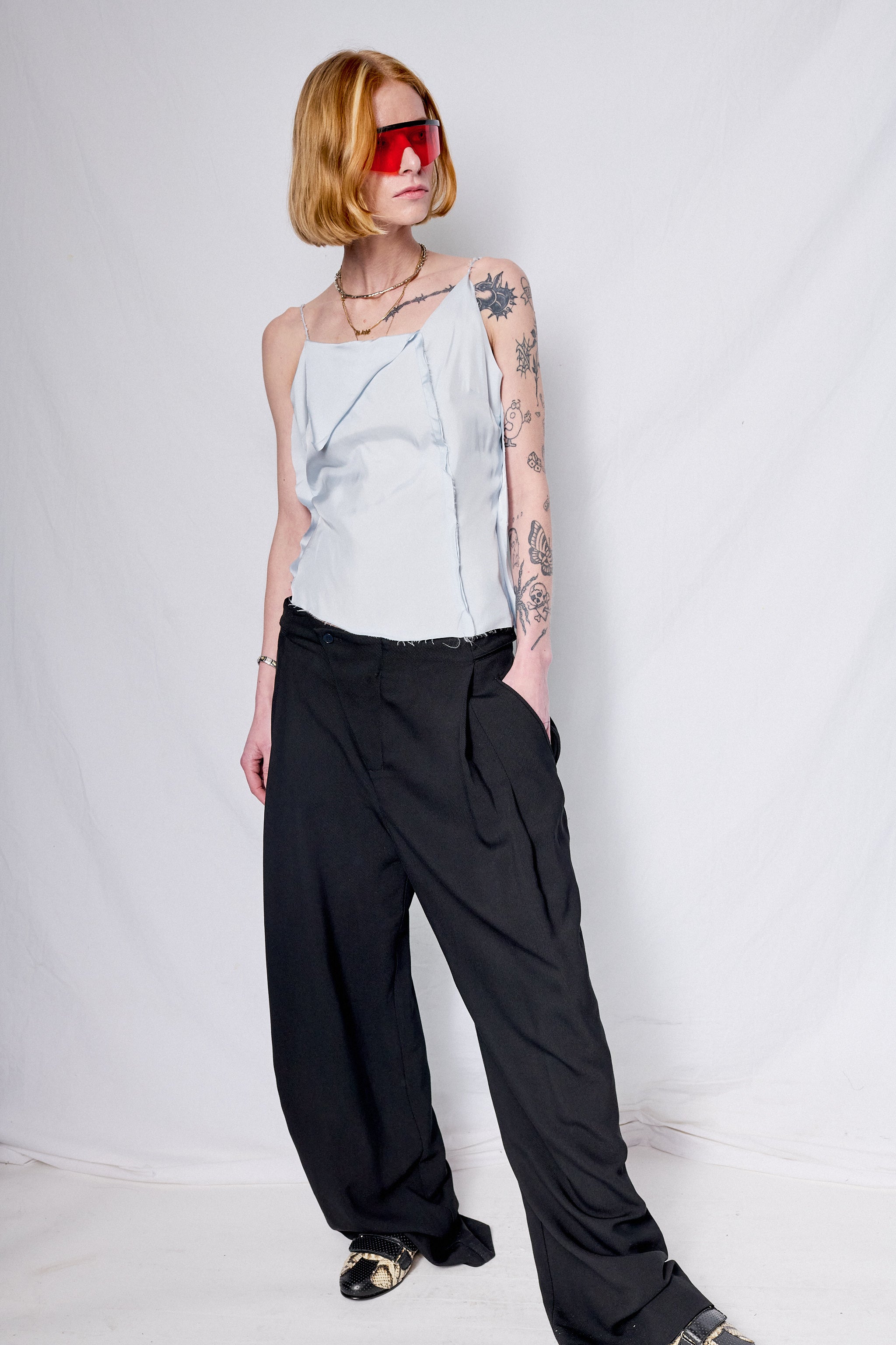Light Blue Turner Top
