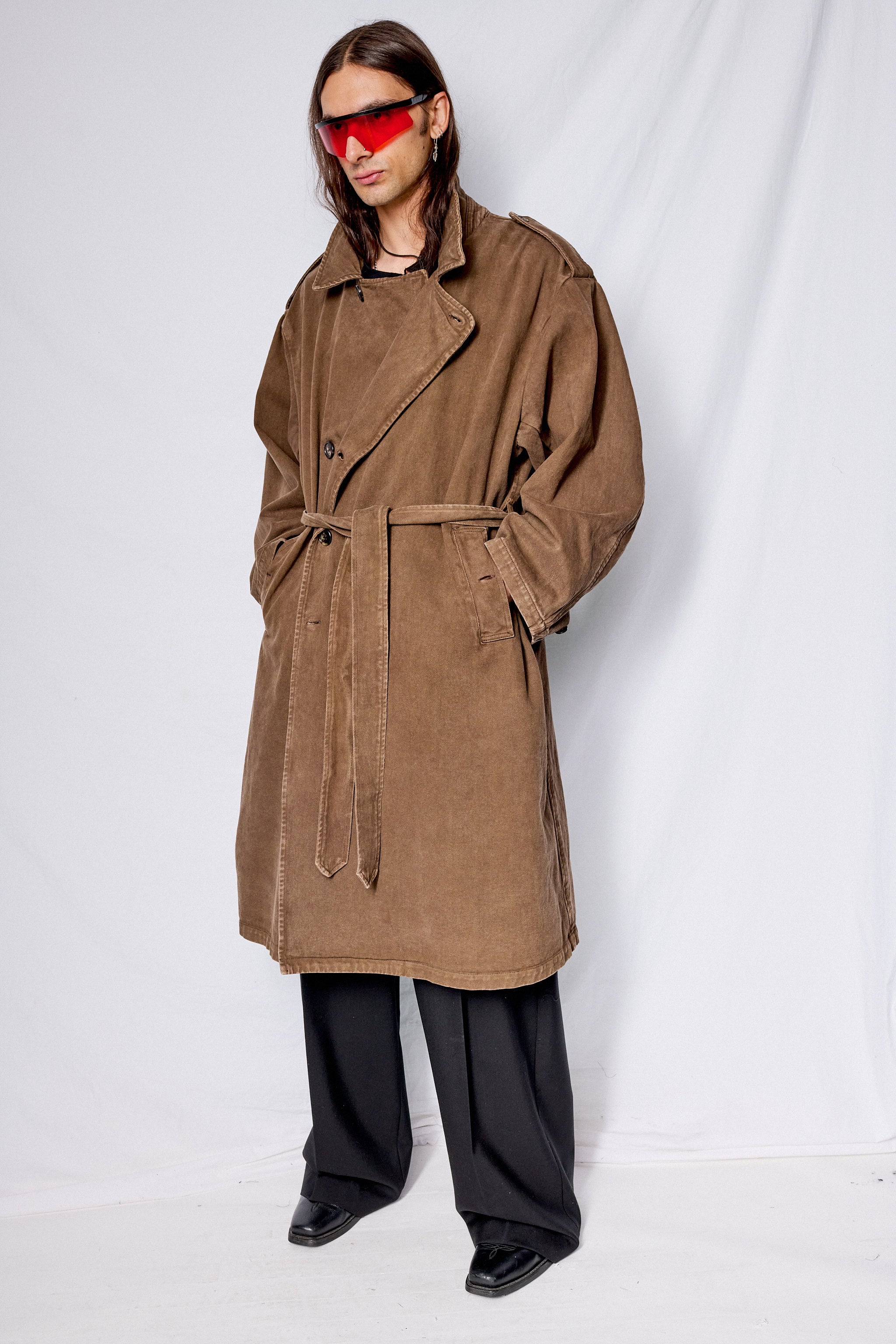 Canvas Overdye Trench Coat